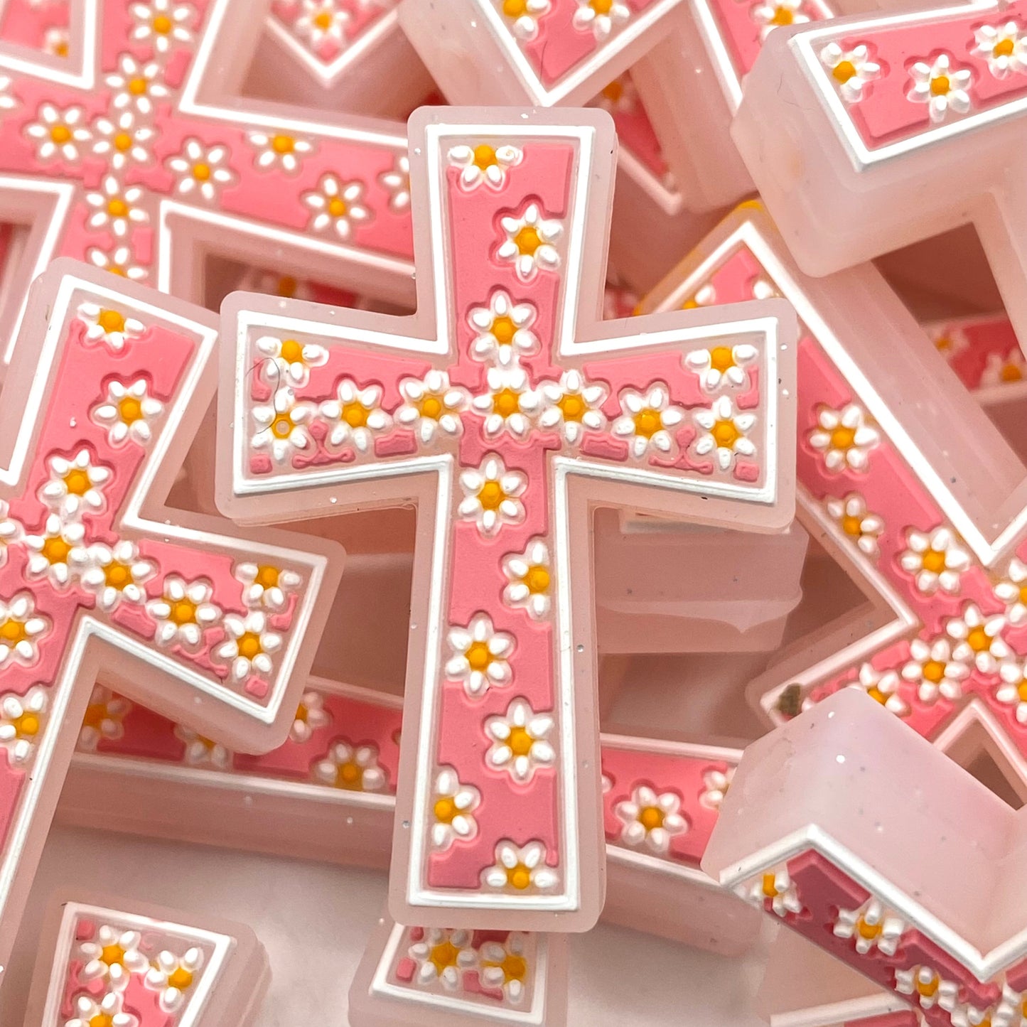 The Love of the Cross Silicone Focal Beads