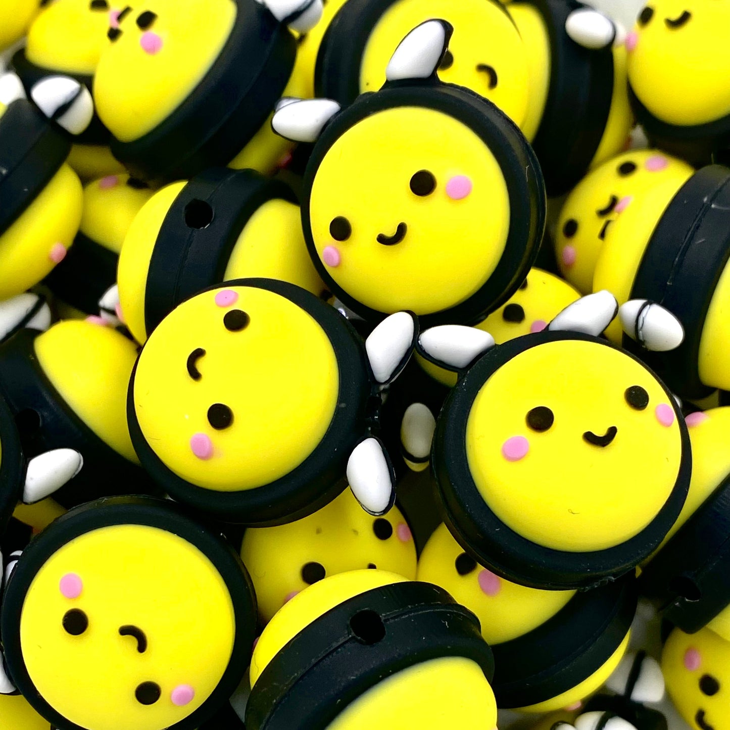 Cute As Can Bee 3D Silicone Focal Beads