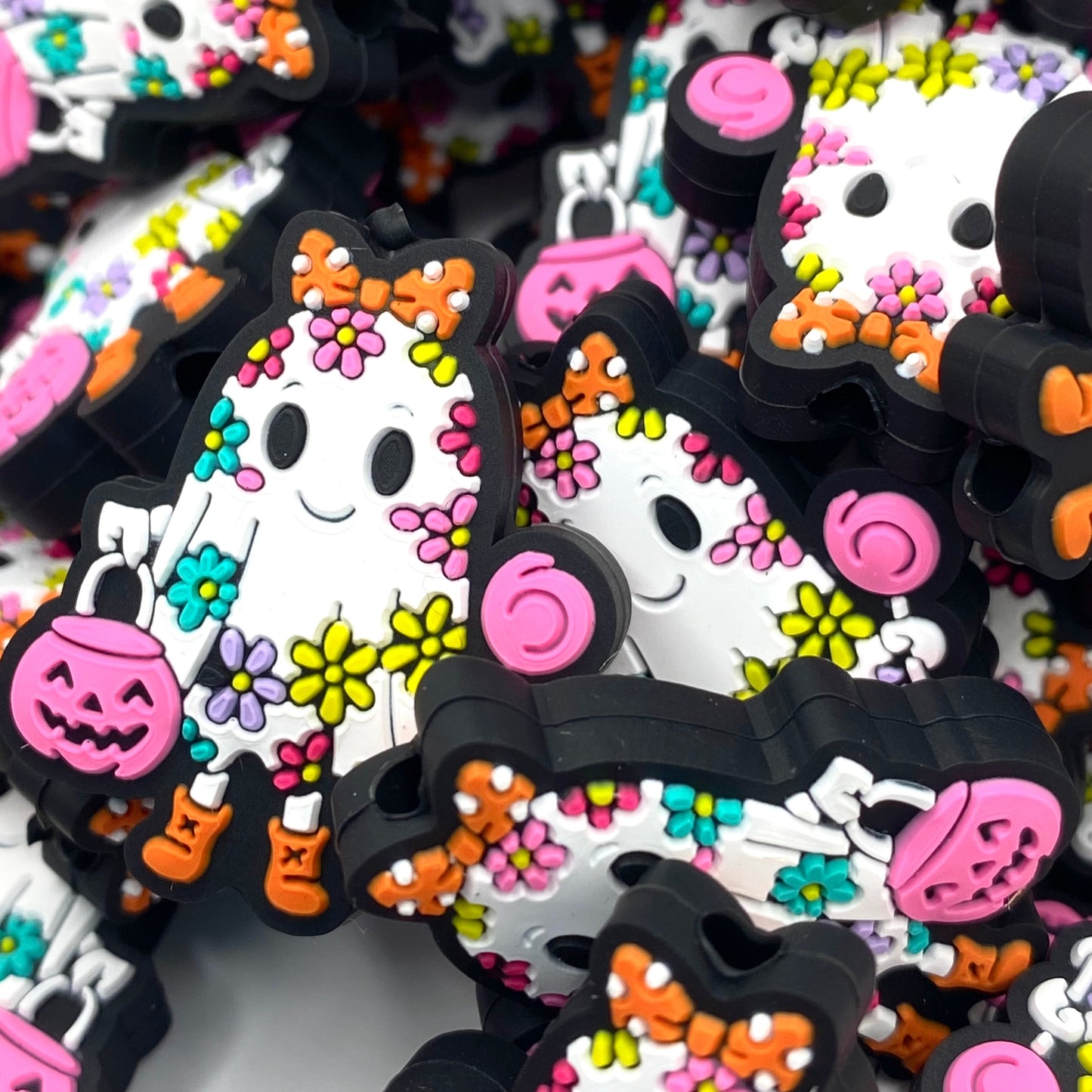 Dead But Blooming Silicone Focal Beads