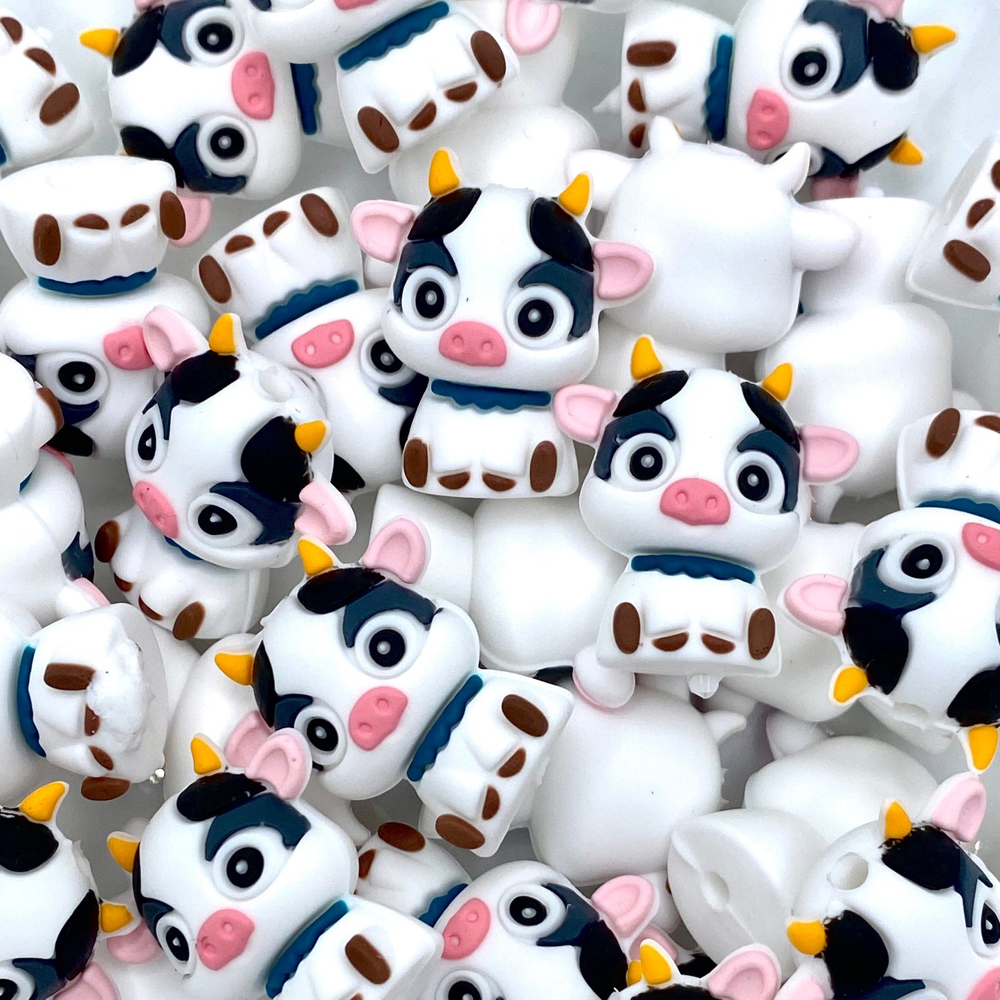 All I Need Is This Cow 3D Silicone Focal Beads