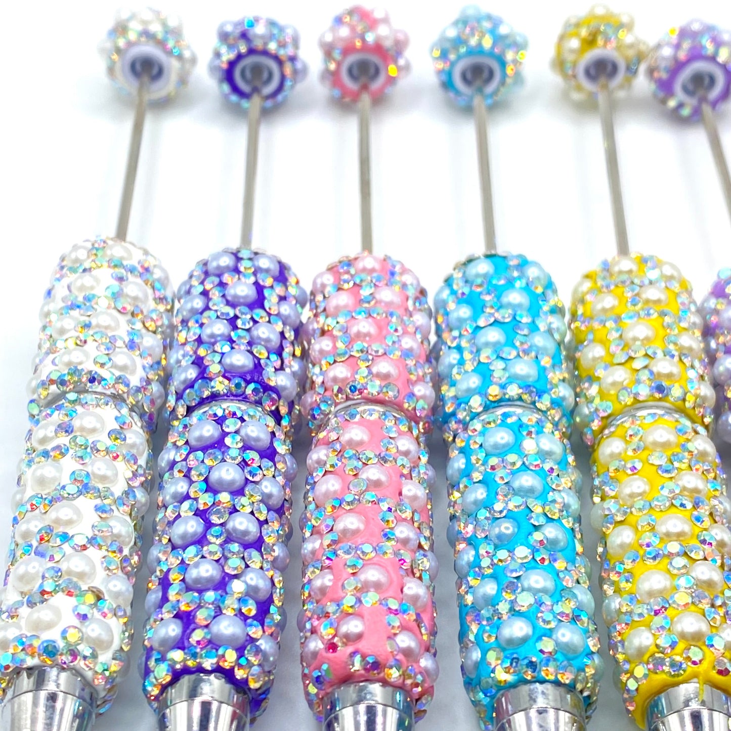 8pc From Grit Comes Grace Fancy Beadable Pens