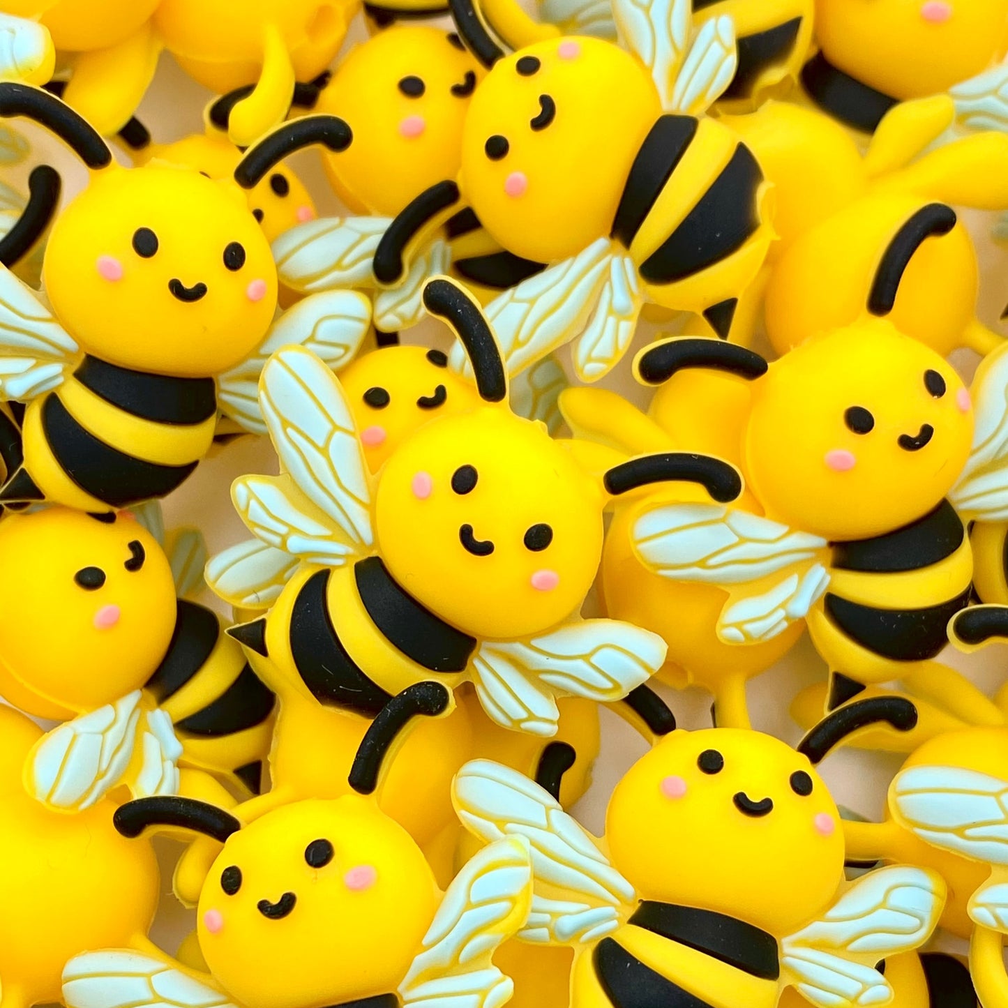 Queen Bee 3D Silicone Focal Beads