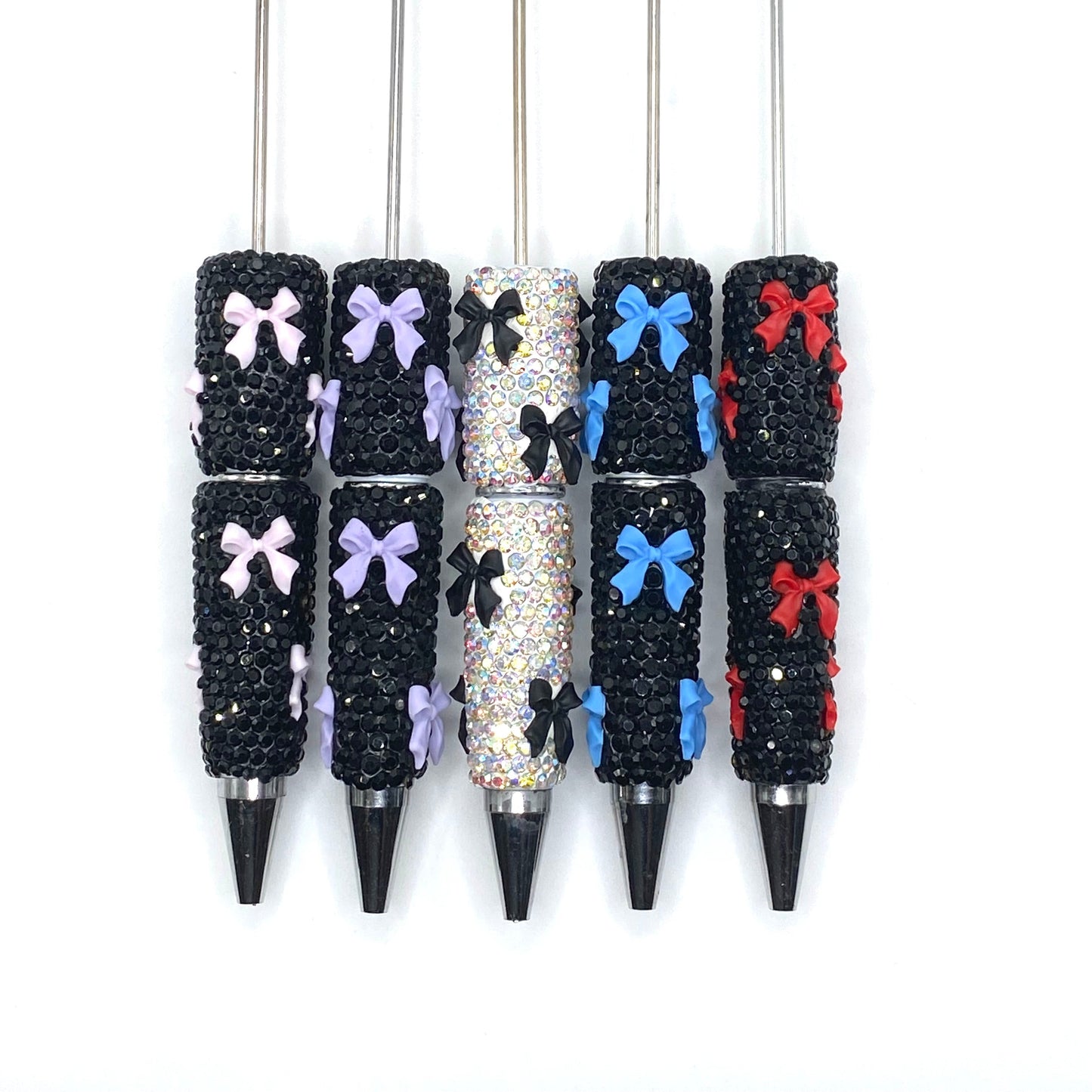 A Bow Says It Best Fancy Beadable Pens - 5pcs