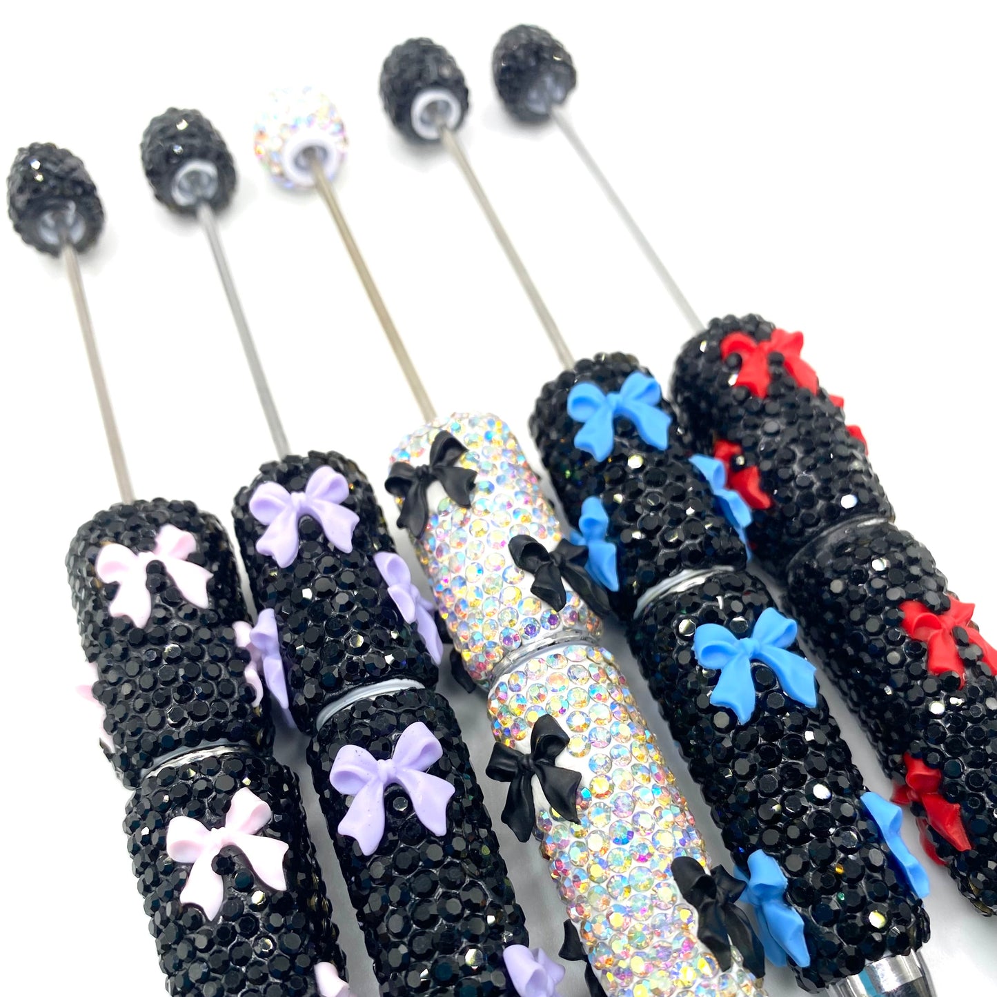 A Bow Says It Best Fancy Beadable Pens - 5pcs