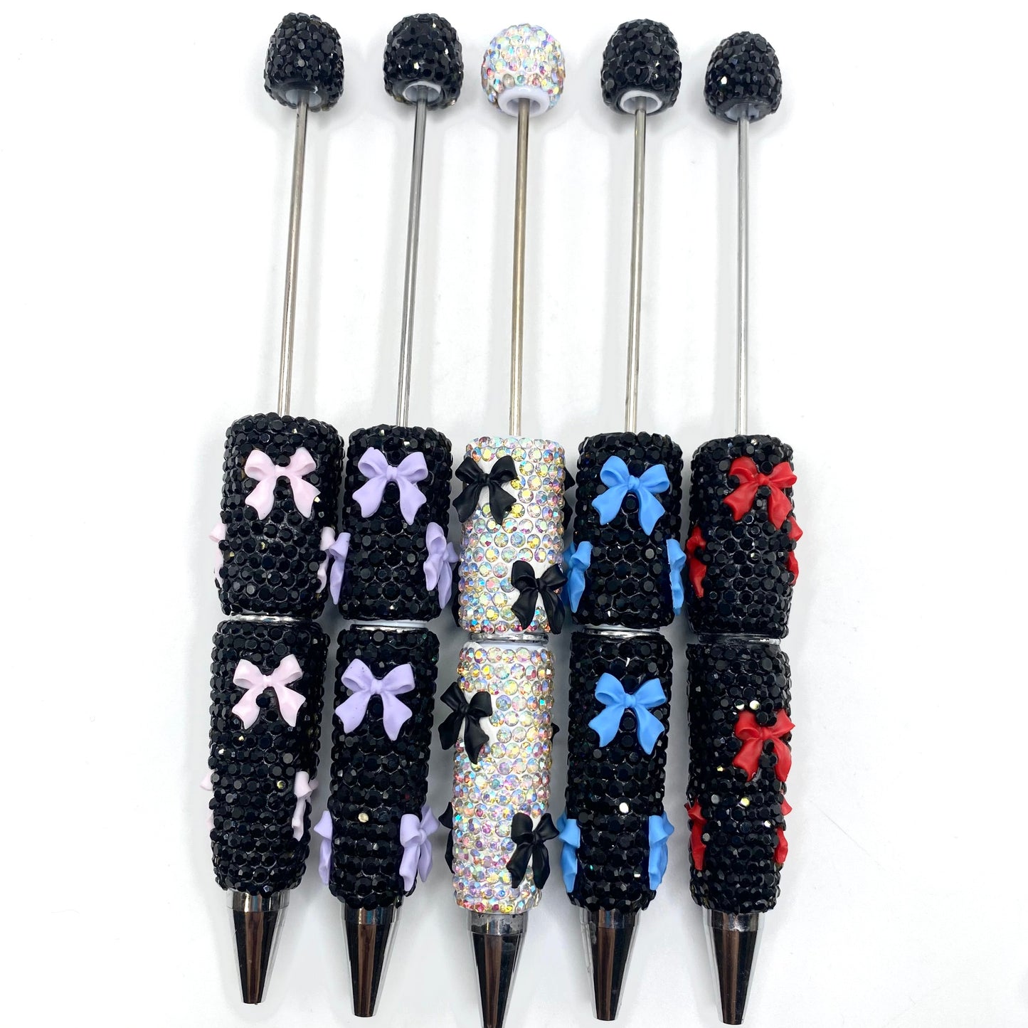 A Bow Says It Best Fancy Beadable Pens - 5pcs