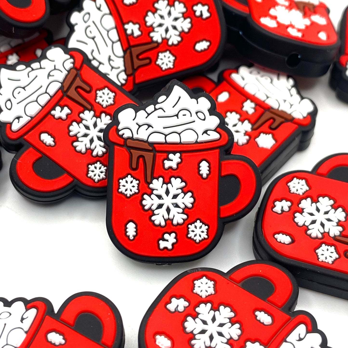 Mugs & Mistletoe Silicone Focal Beads