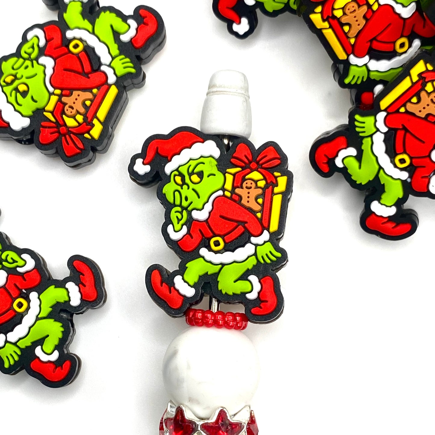 I came. I saw. I stole Christmas Silicone Focal Beads