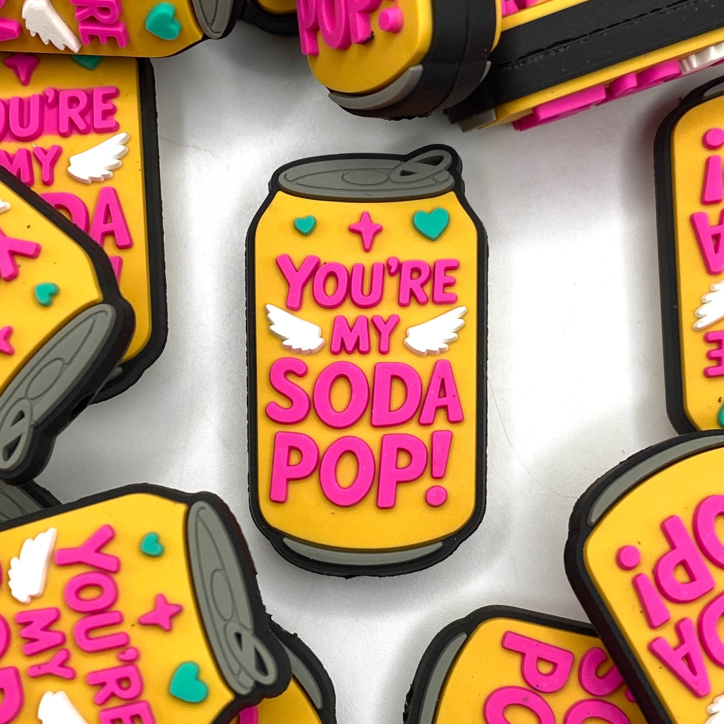 You're My Soda Pop! PVC Focal Beads - ECB EXCLUSIVE
