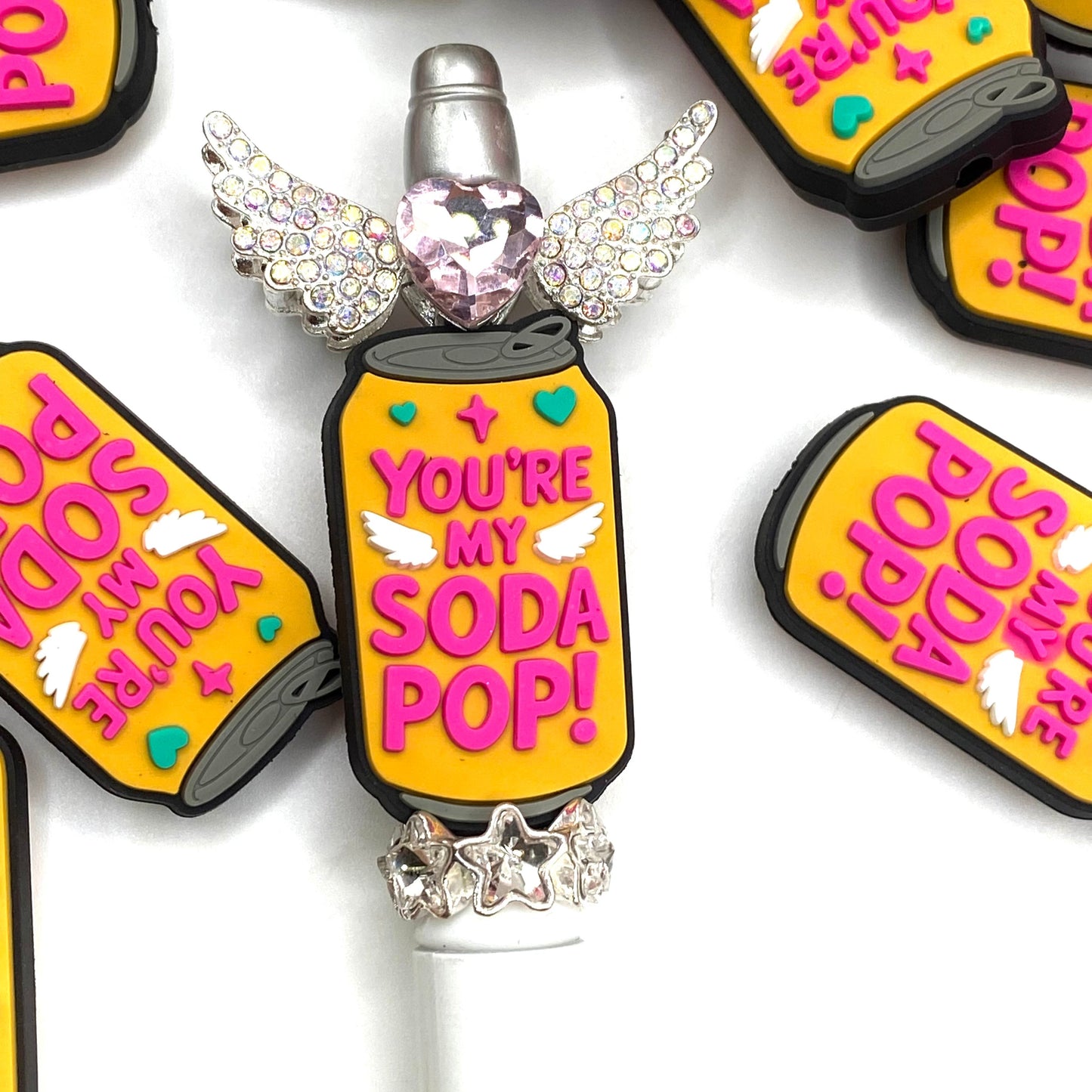 You're My Soda Pop! PVC Focal Beads - ECB EXCLUSIVE
