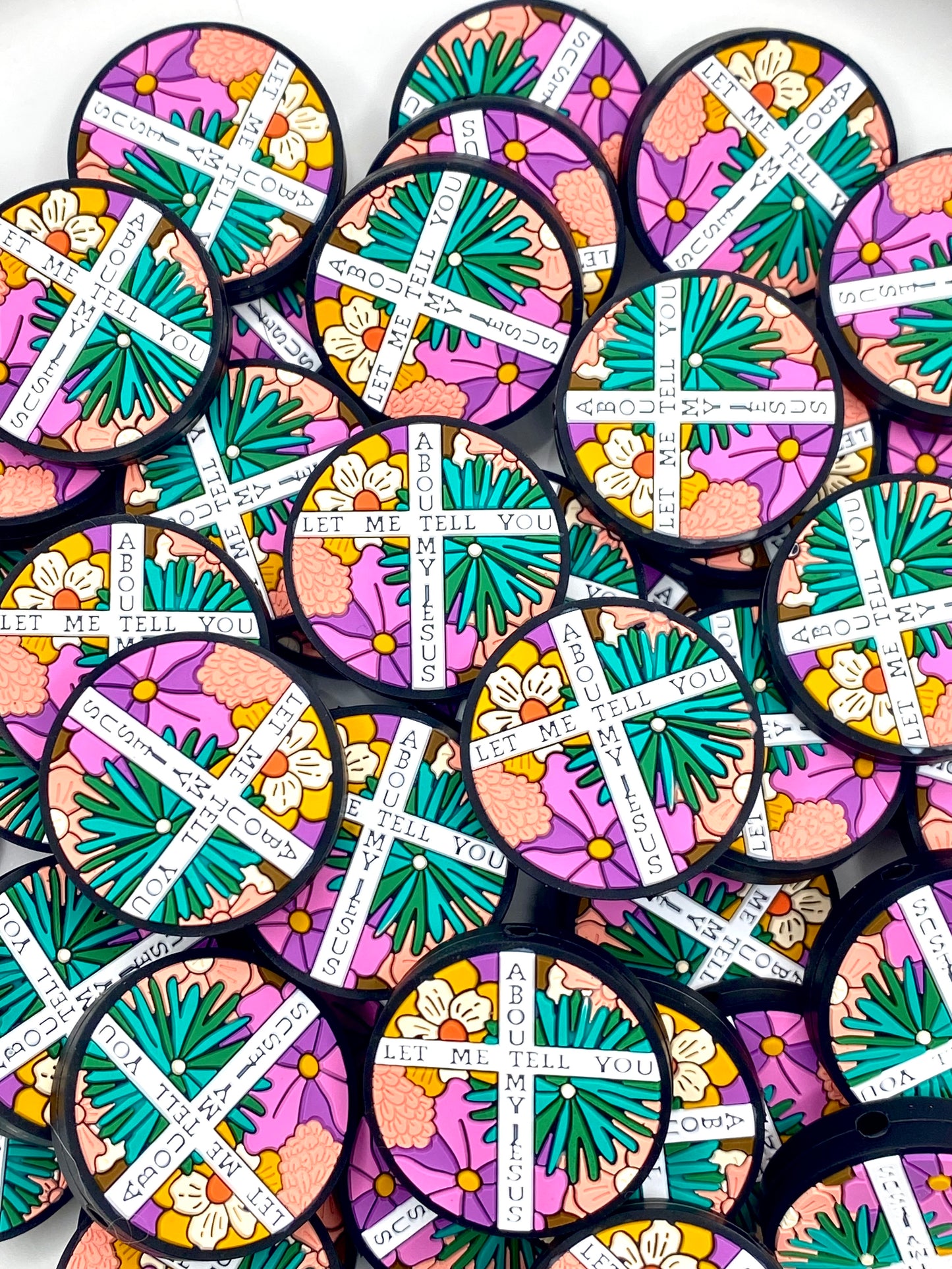 Let Me Tell You About My Jesus Silicone Focal Beads