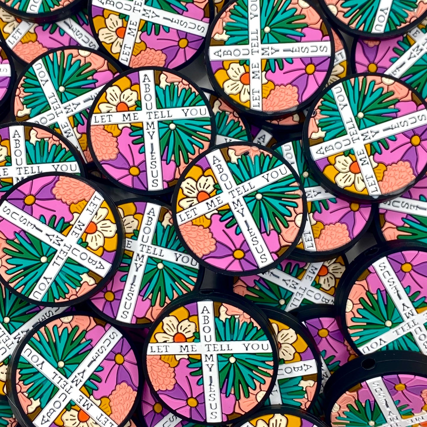 Let Me Tell You About My Jesus Silicone Focal Beads
