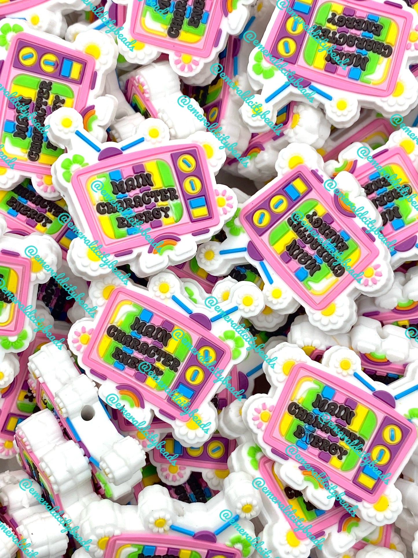 Main Character Energy Silicone Focal Beads - ECBS EXCLUSIVE