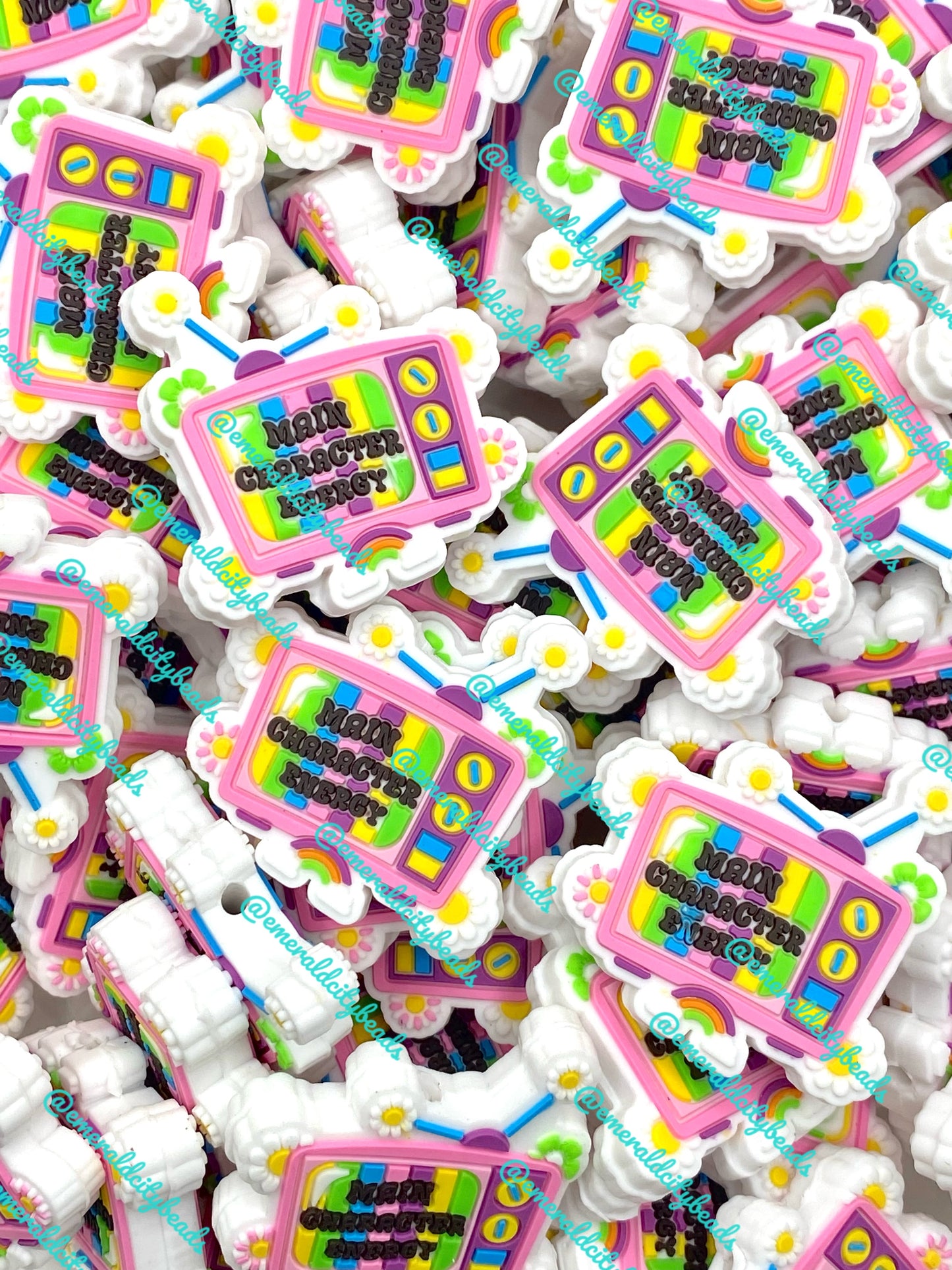 Main Character Energy Silicone Focal Beads - ECBS EXCLUSIVE