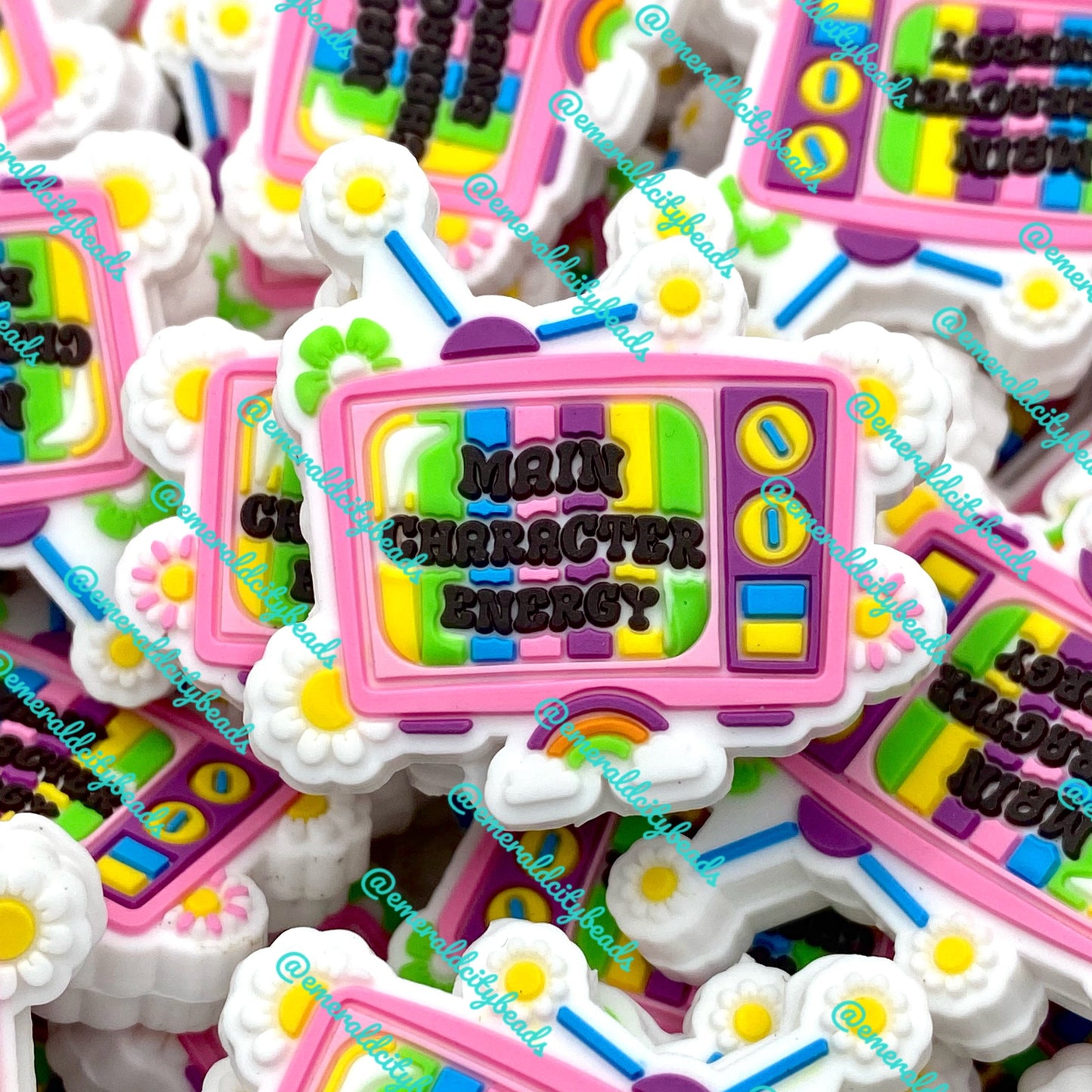 Main Character Energy Silicone Focal Beads - ECBS EXCLUSIVE