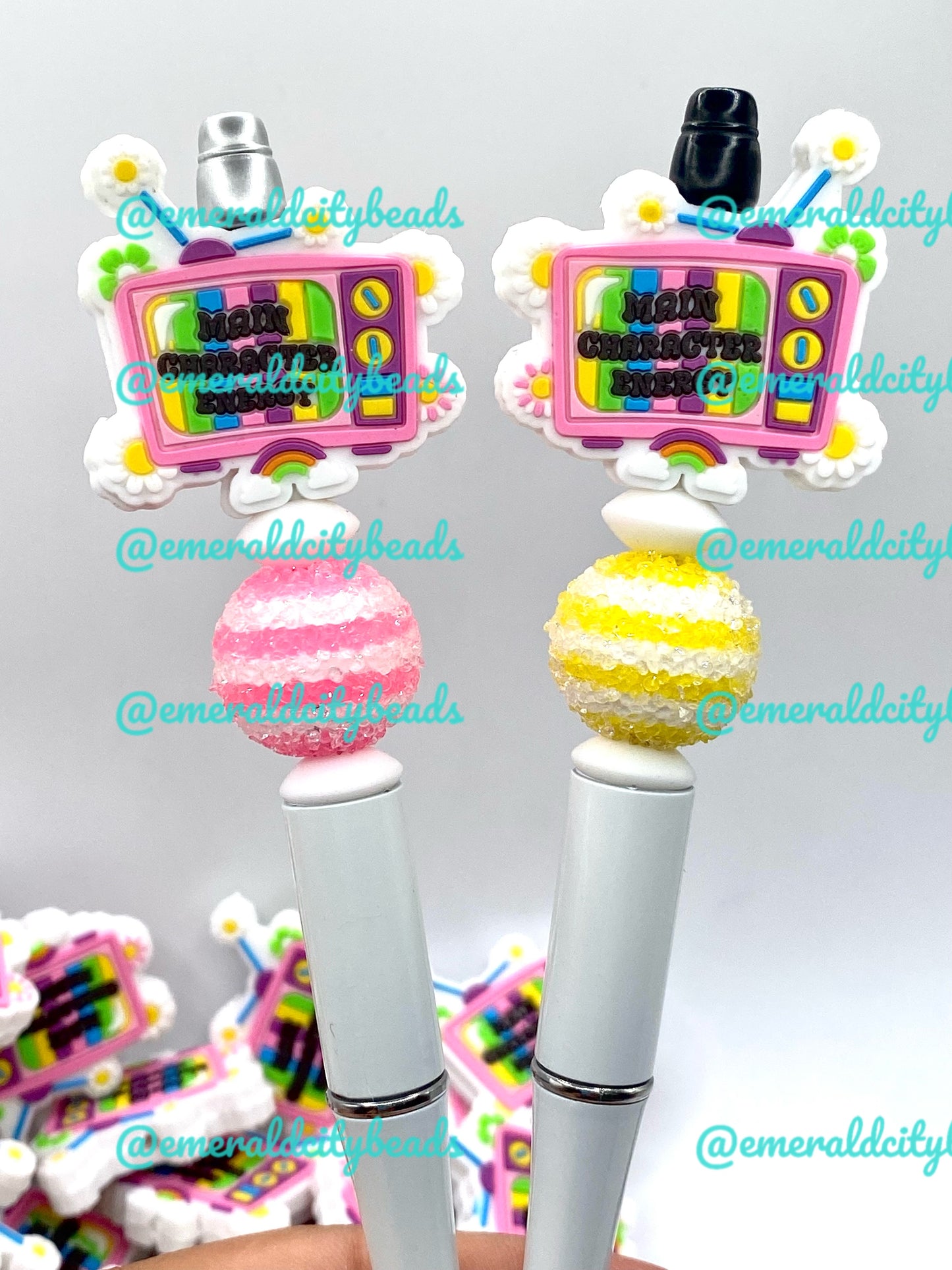 Main Character Energy Silicone Focal Beads - ECBS EXCLUSIVE