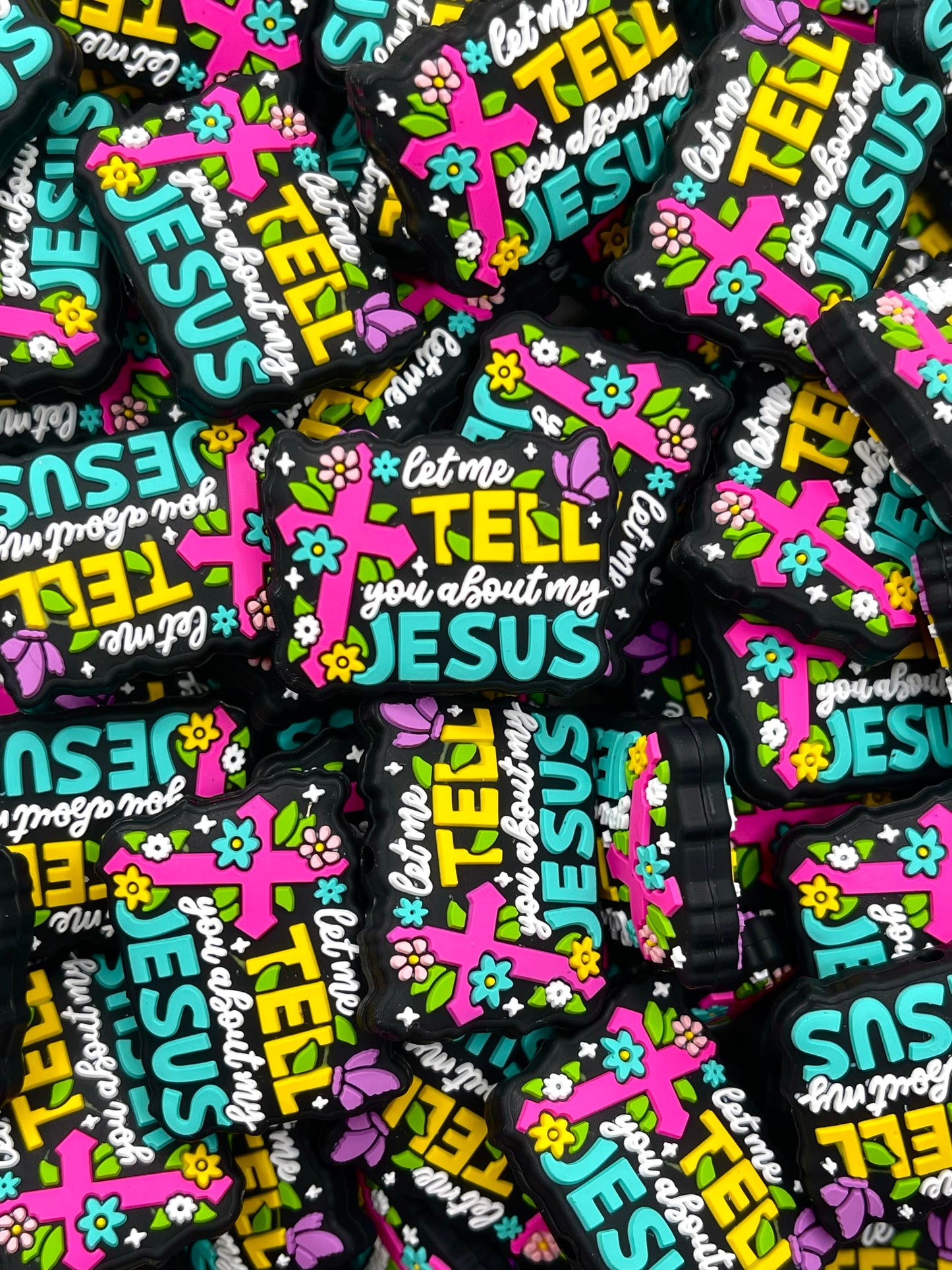Let Me Tell You About My Jesus 2.0 Silicone Focal Beads