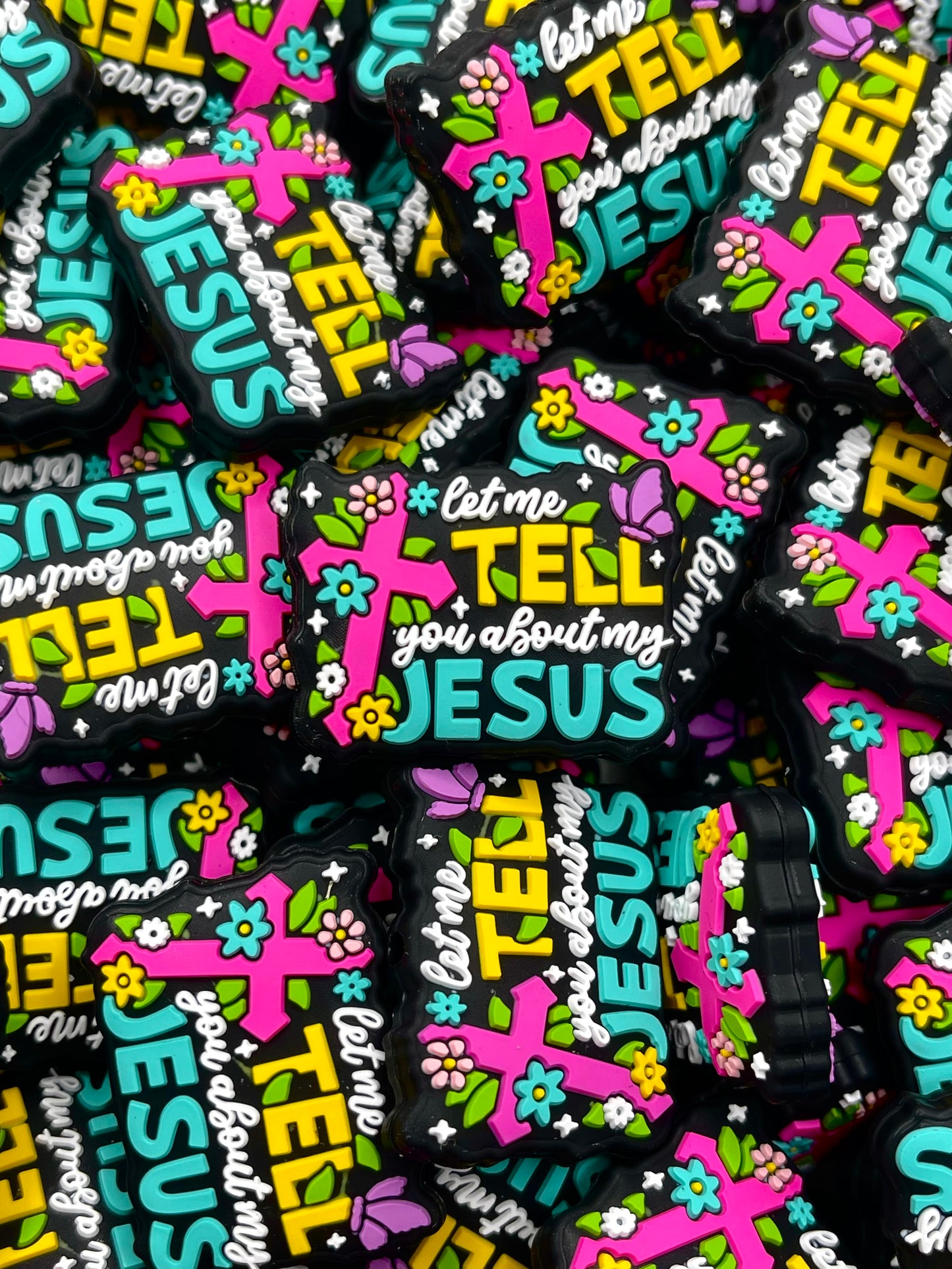 Let Me Tell You About My Jesus 2.0 Silicone Focal Beads