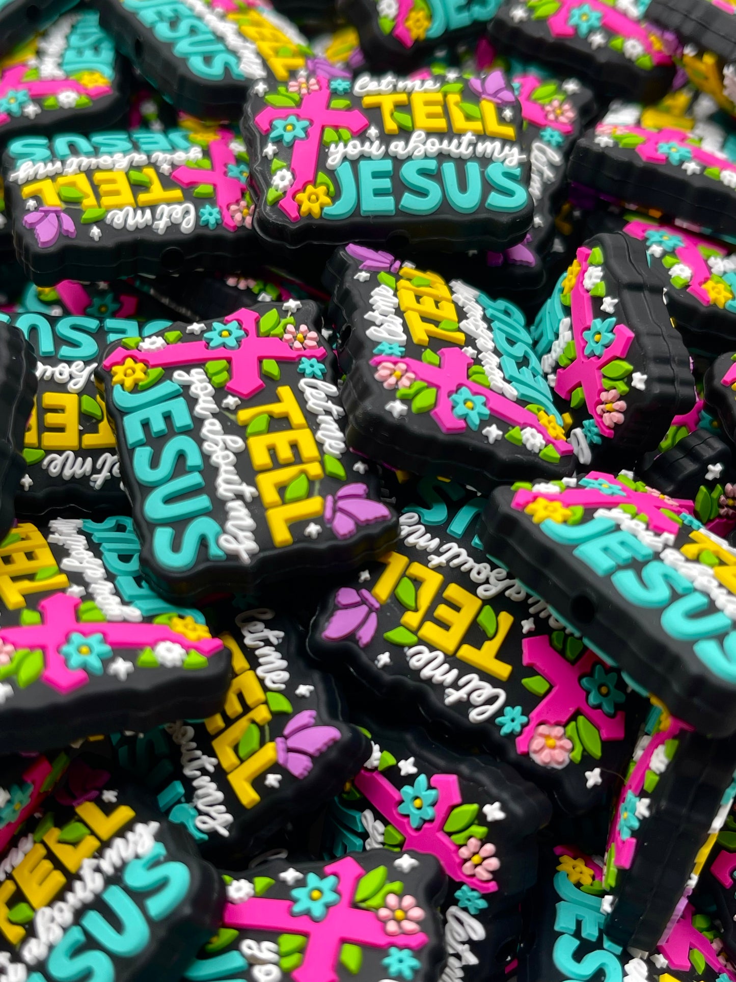 Let Me Tell You About My Jesus 2.0 Silicone Focal Beads