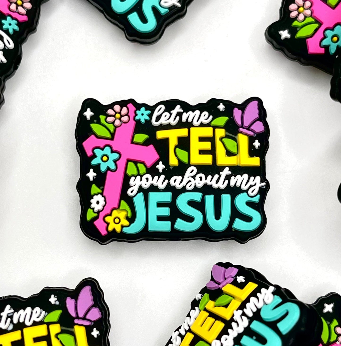 Let Me Tell You About My Jesus 2.0 Silicone Focal Beads