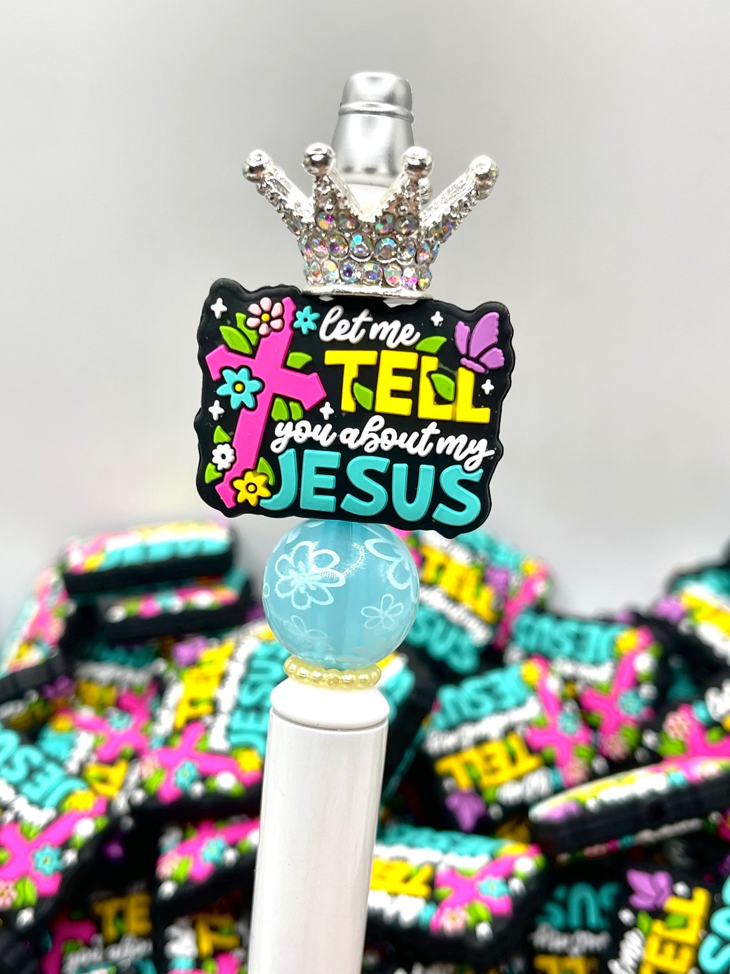 Let Me Tell You About My Jesus 2.0 Silicone Focal Beads