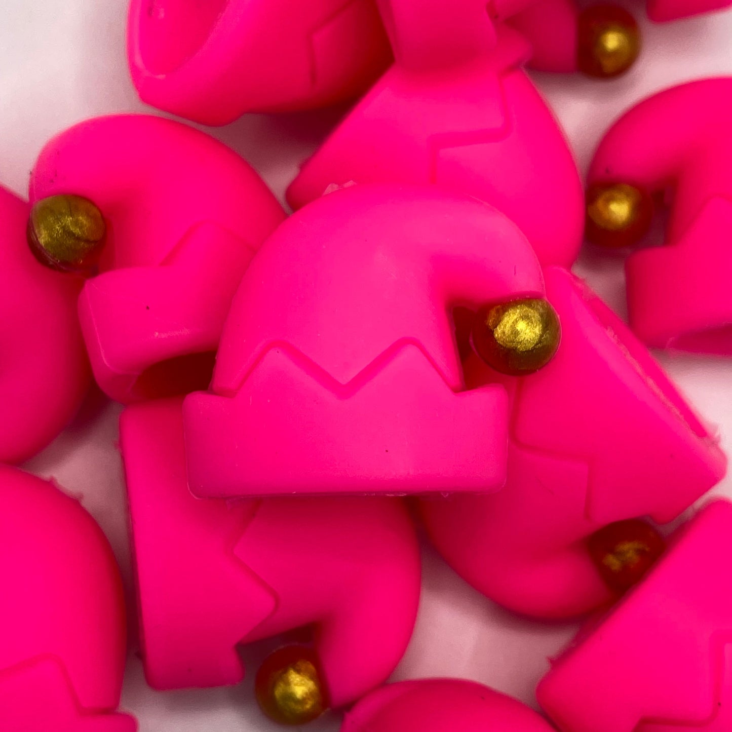 Santa Is My Bestie 3D Silicone Focal Beads