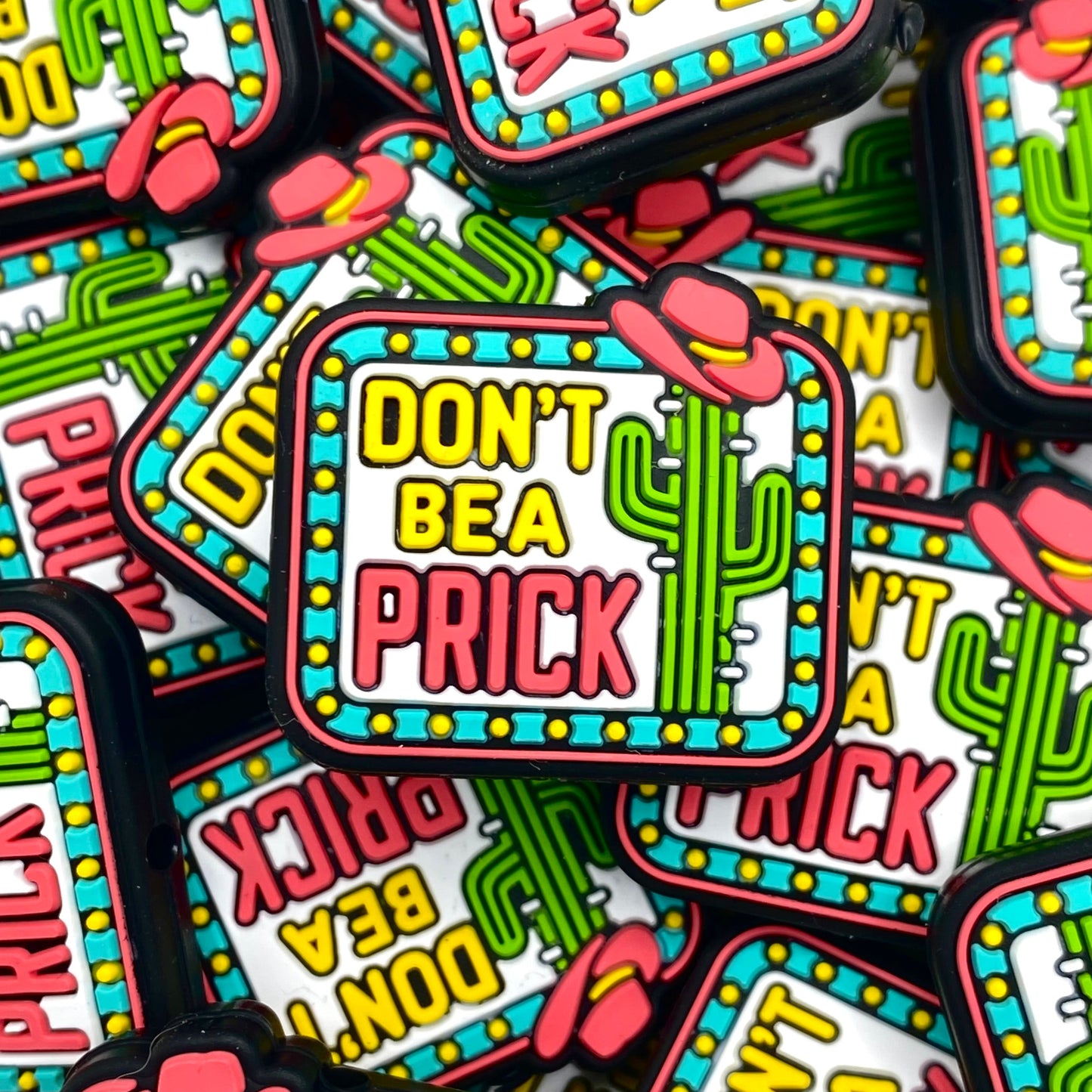 Don't Be A Prick Silicone Focal Beads