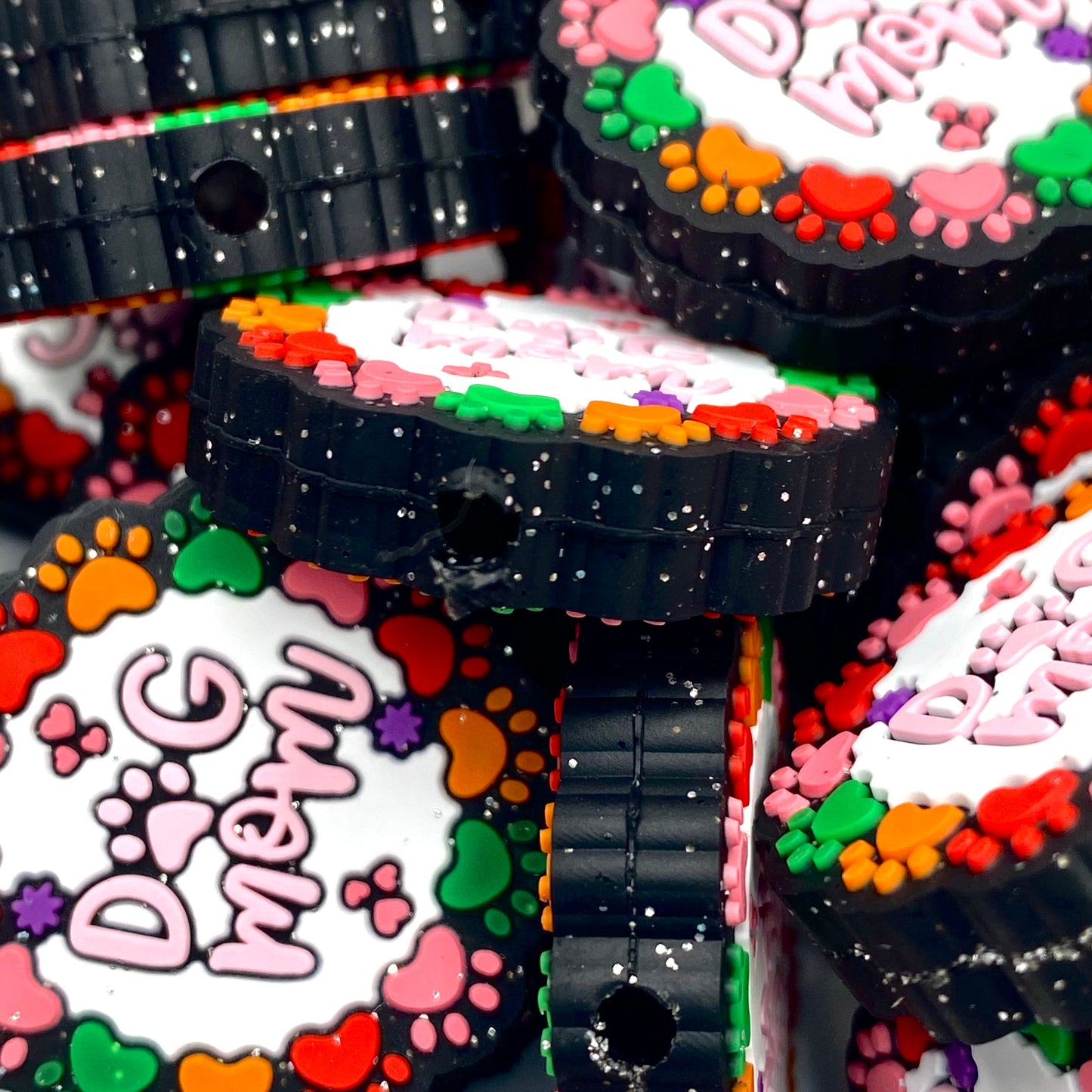 Dog Mom 2.0 Silicone Focal Beads