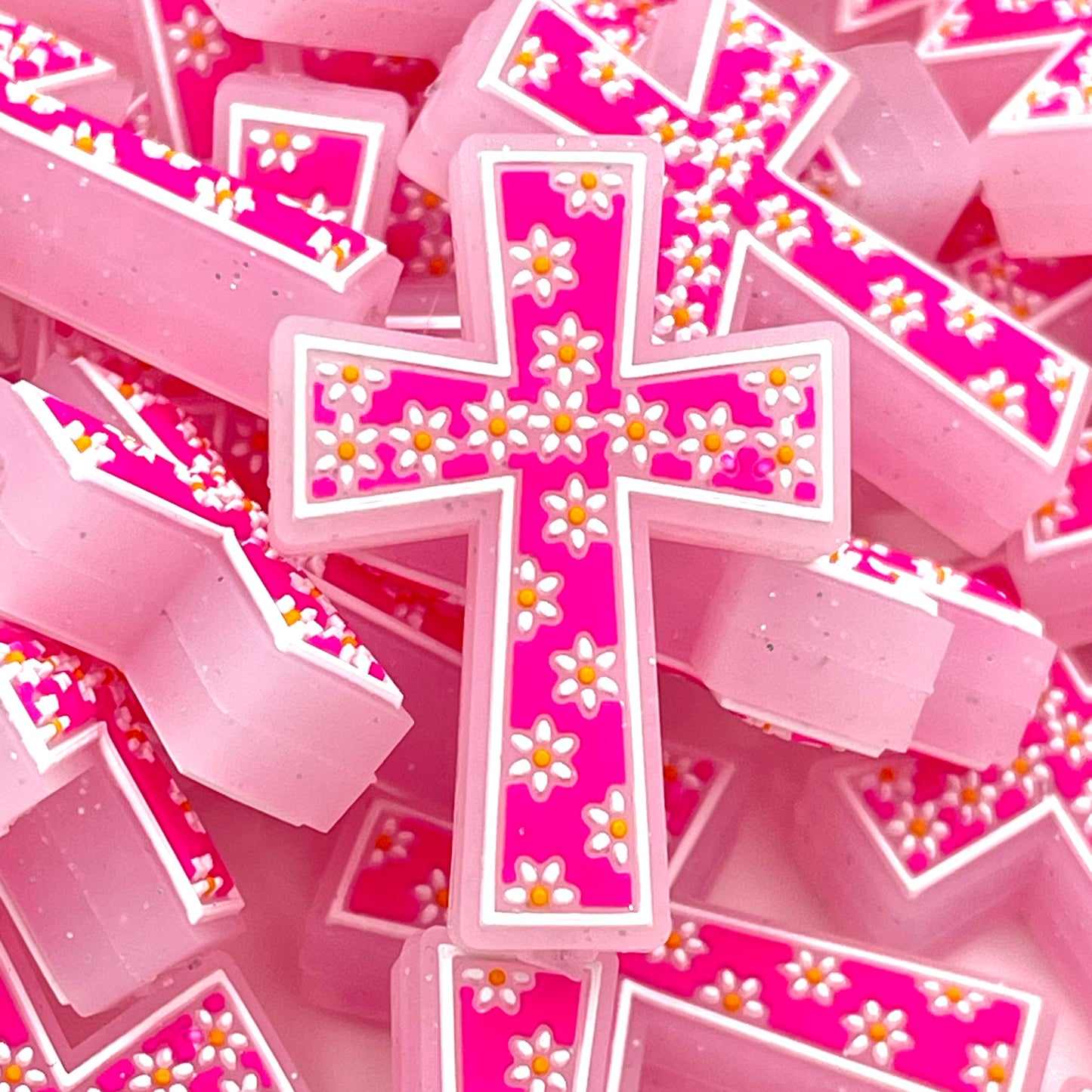 The Love of the Cross Silicone Focal Beads