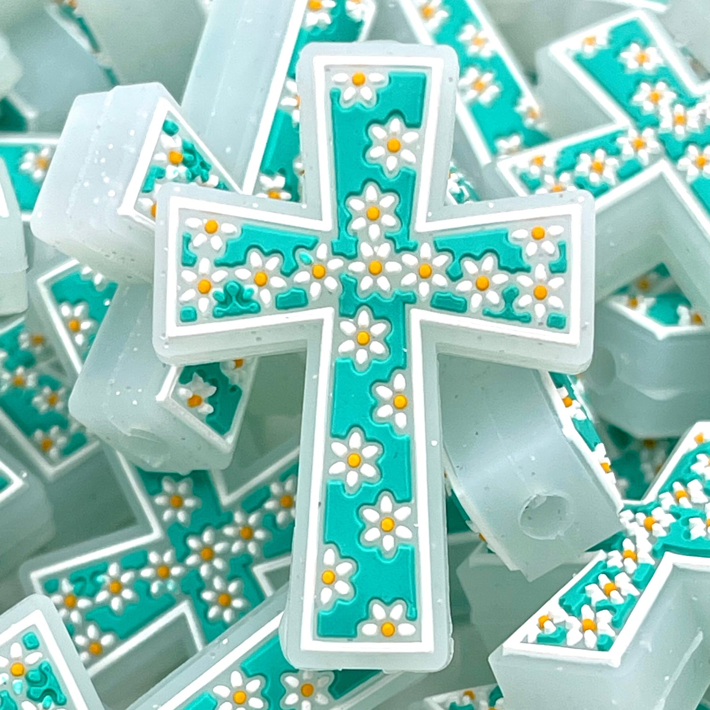 The Love of the Cross Silicone Focal Beads
