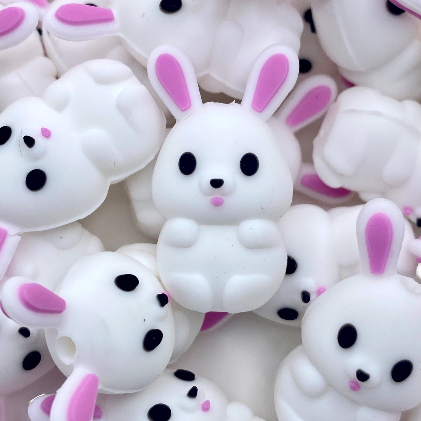 Your Some-Bunny Special 3D Silicone Focal Beads