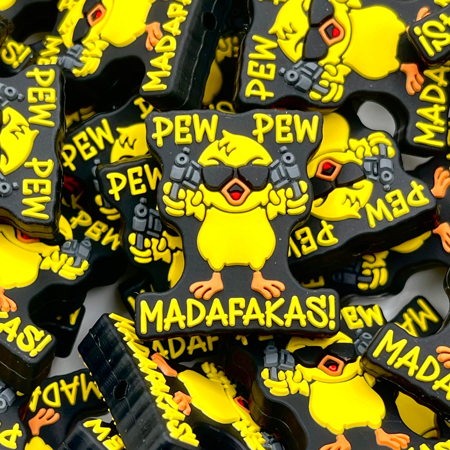 Pew Pew Madafakas! Silicone Focal Beads