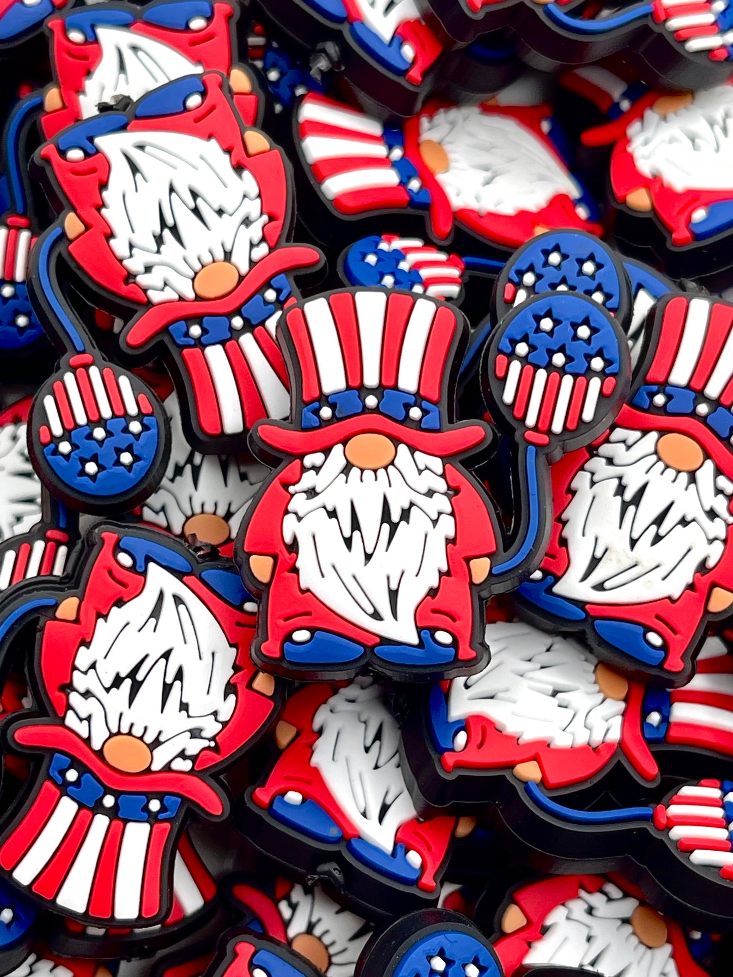 Let's Celebrate Gnomies Silicone Focal Beads