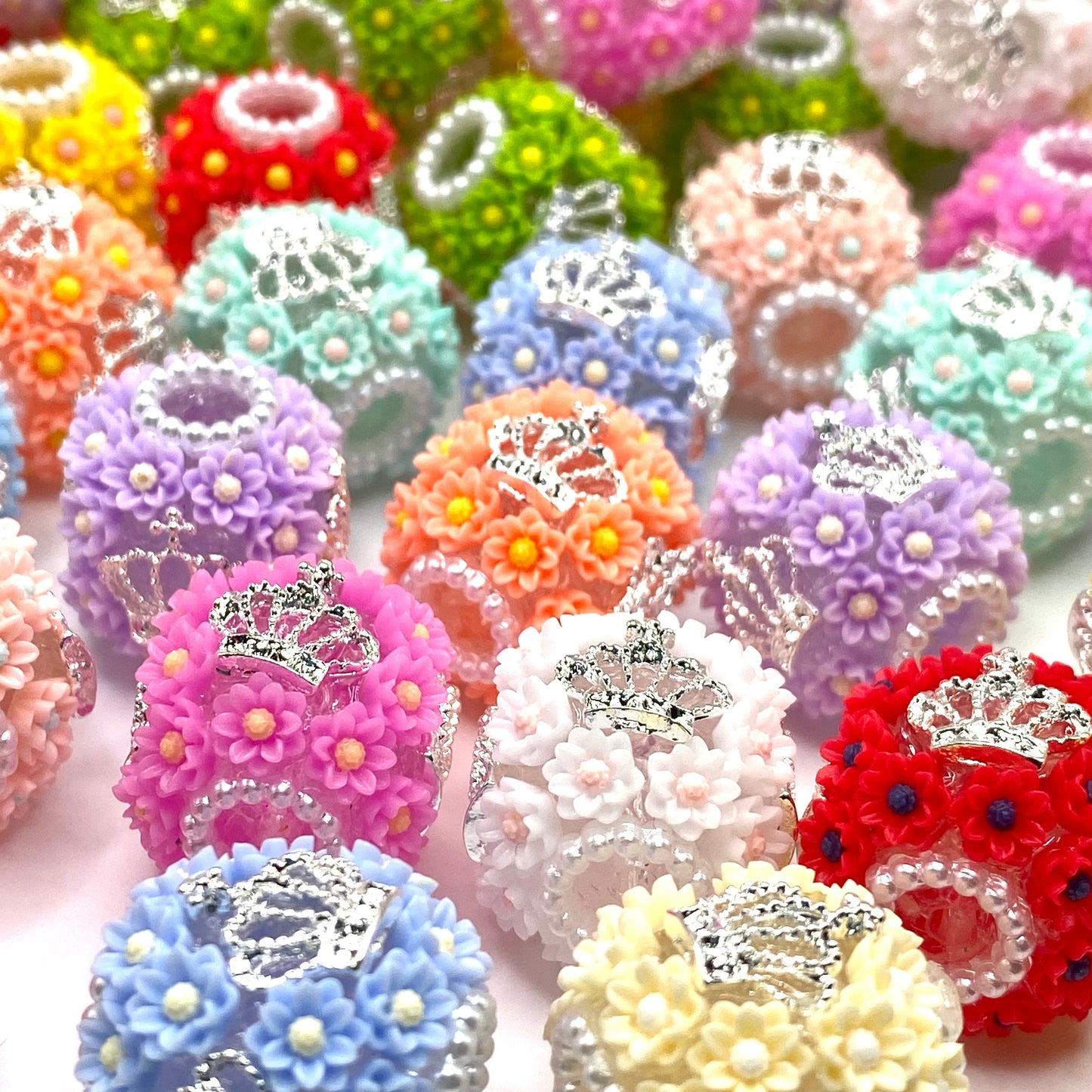 Bloom Like a Queen Fancy Beads - 5pcs