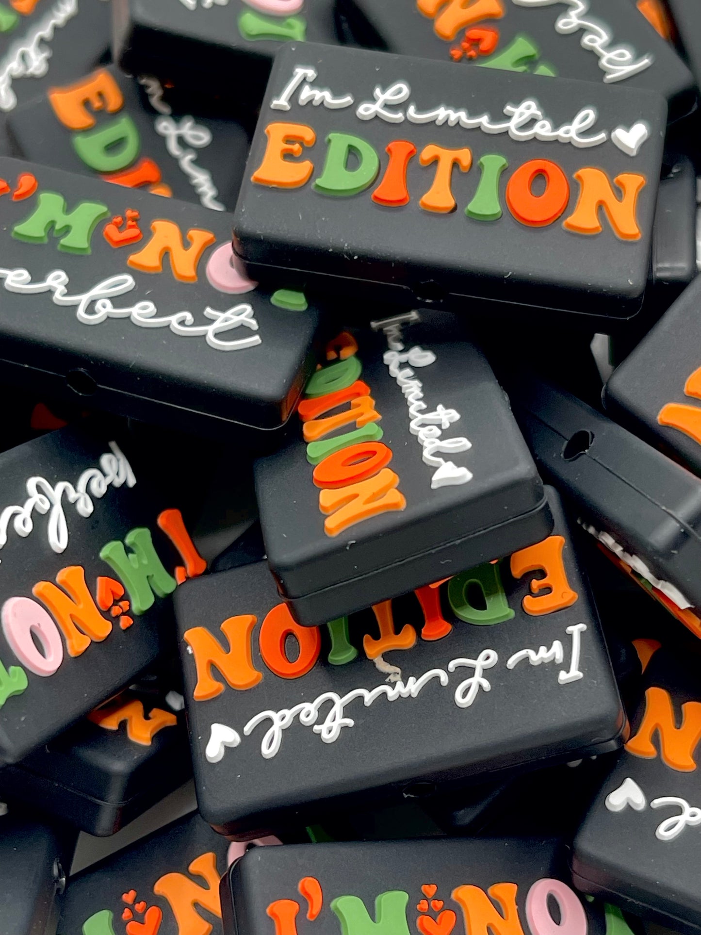 I'm Limited Edition Silicone Focal Beads