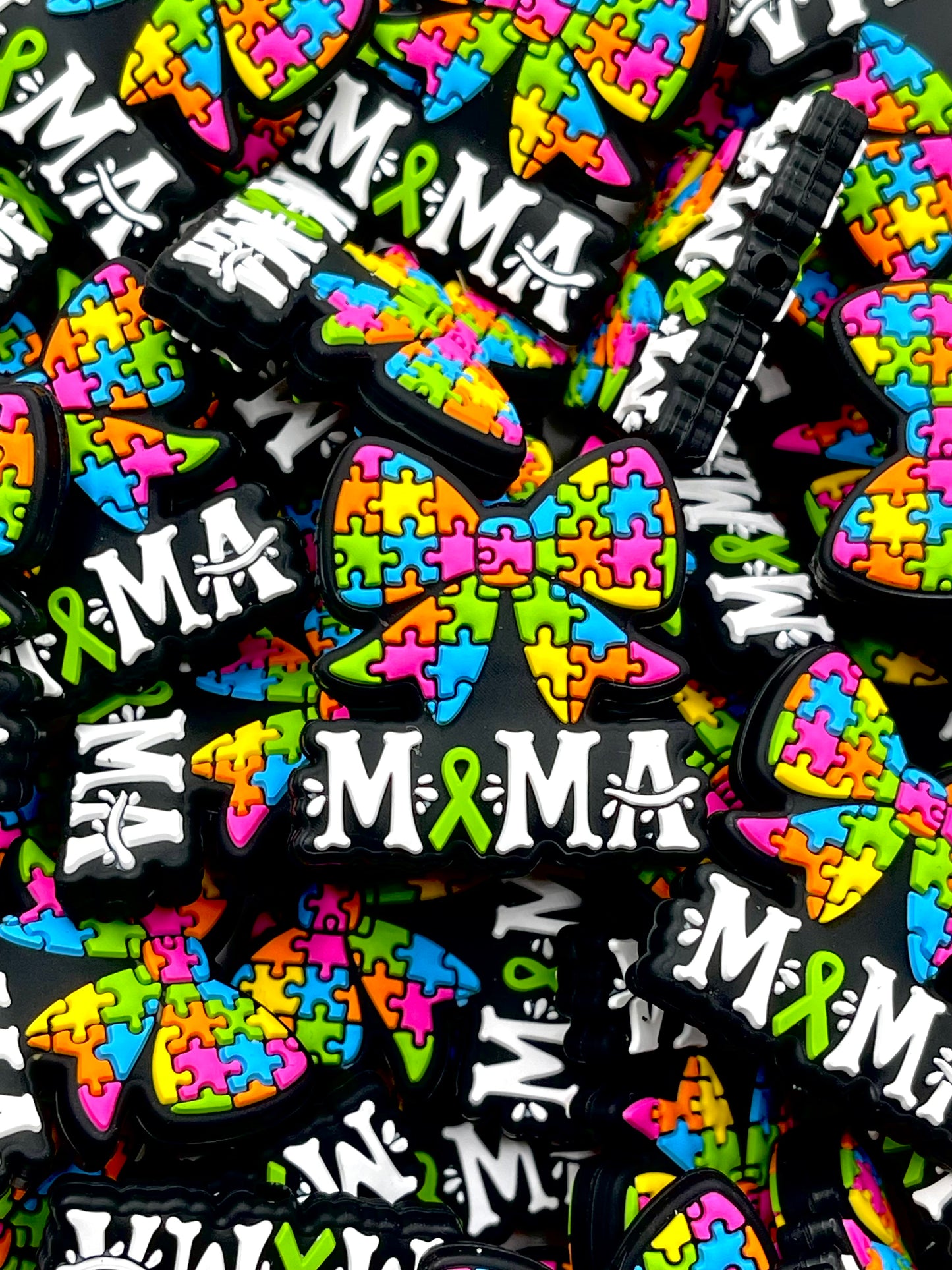 Awareness Mama Silicone Focal Beads