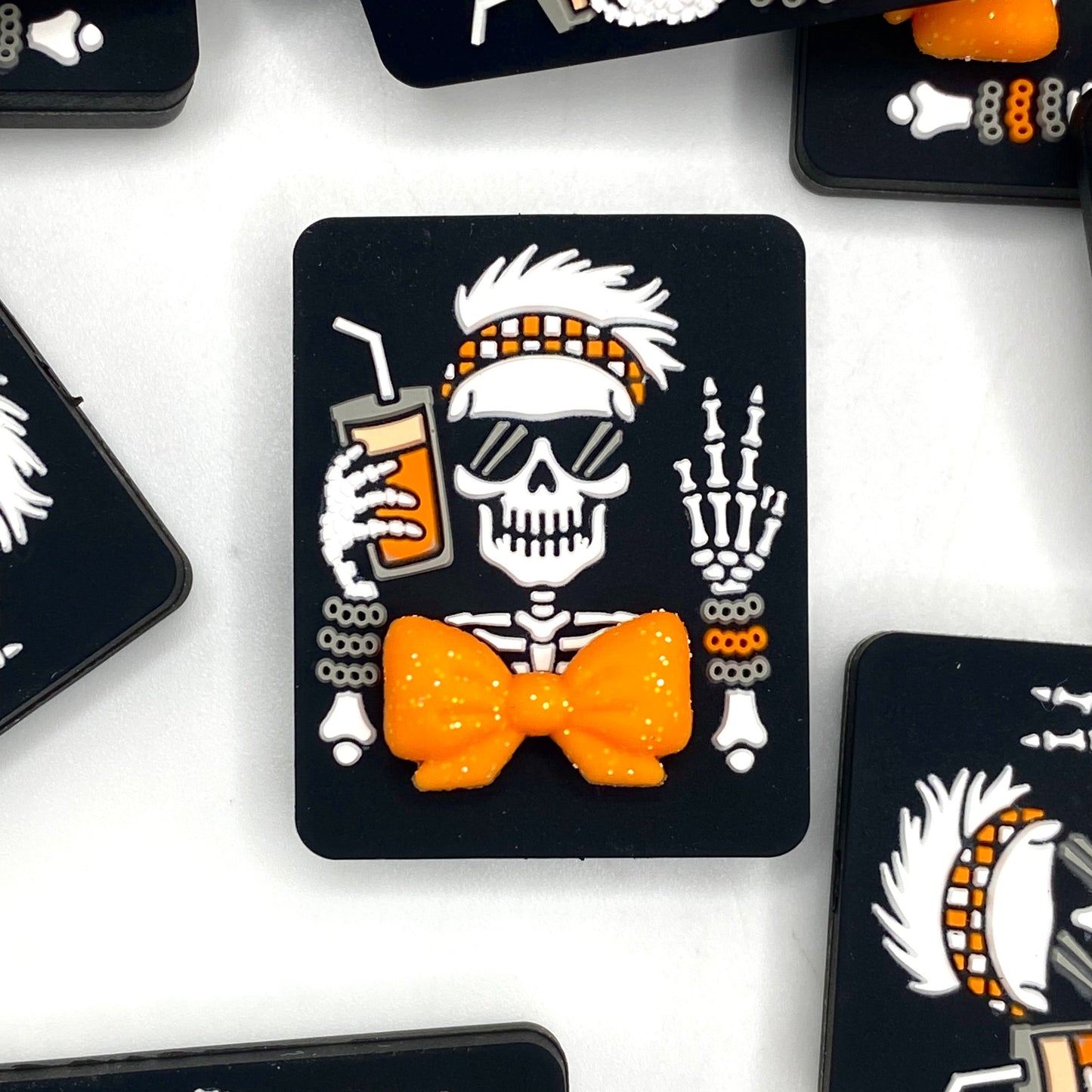 Messy Hair, Don’t Care 3D Silicone Focal Beads