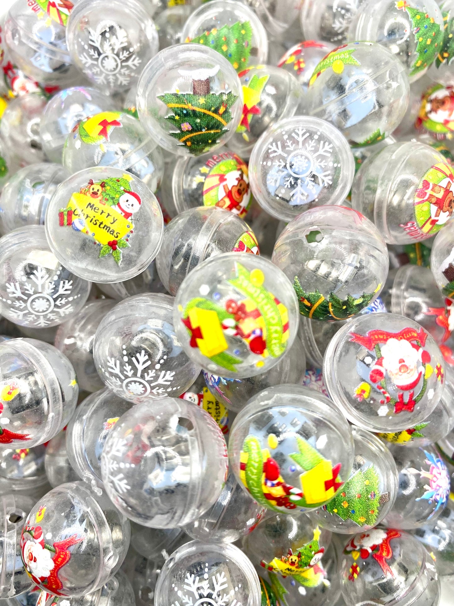 Christmas Light Up Beads Silicone Beads