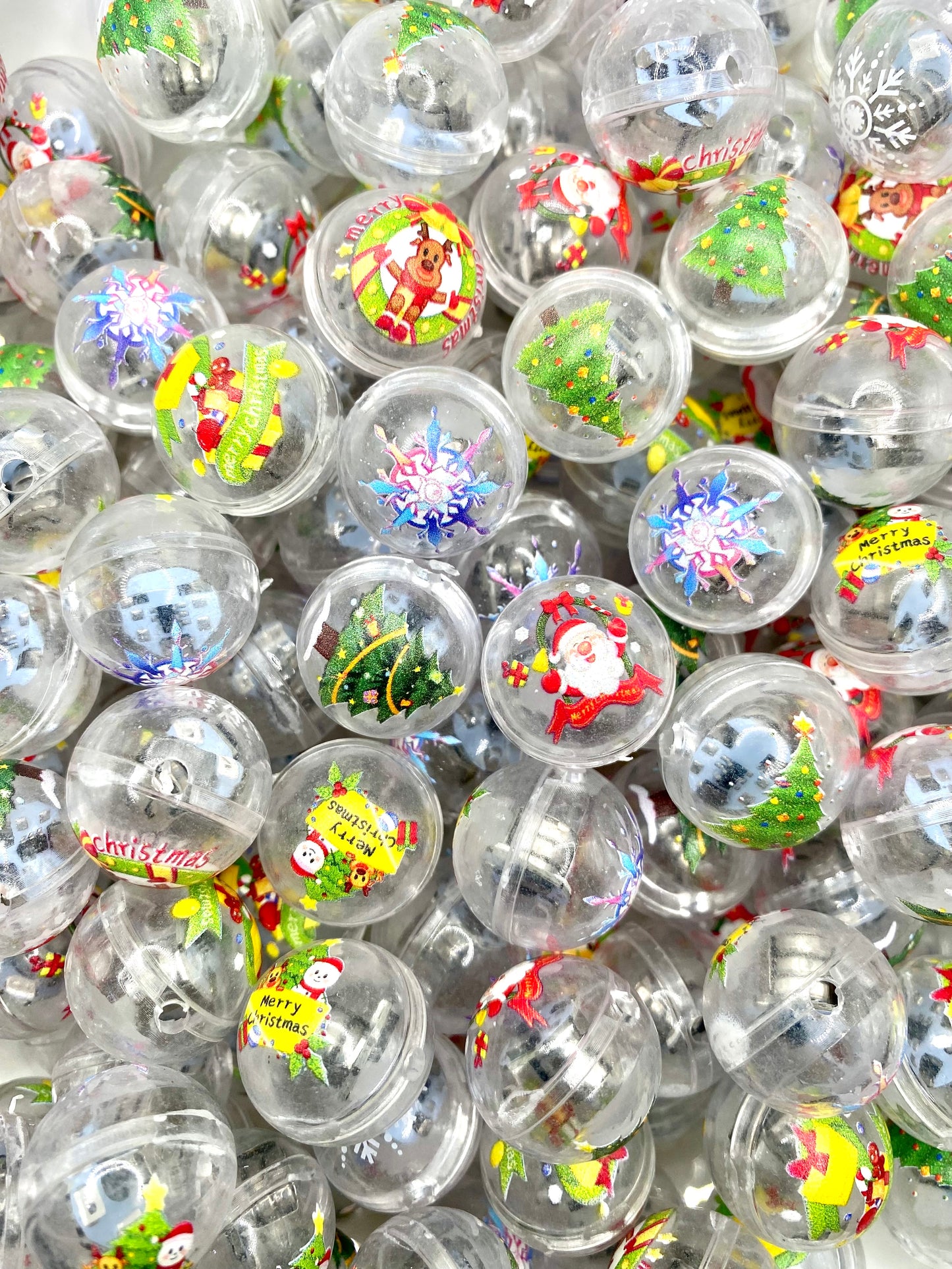 Christmas Light Up Beads Silicone Beads