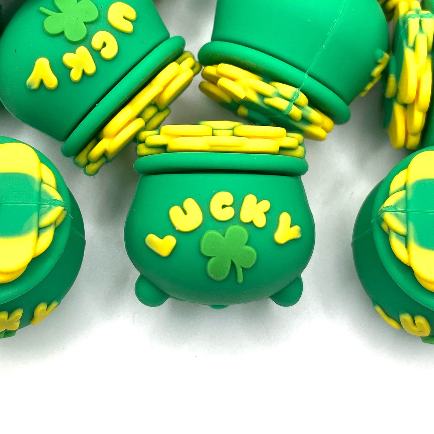 Lucky Jackpot 3D Silicone Focal Beads