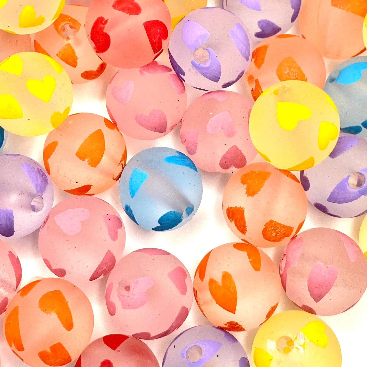 Full of Love Acrylic Beads