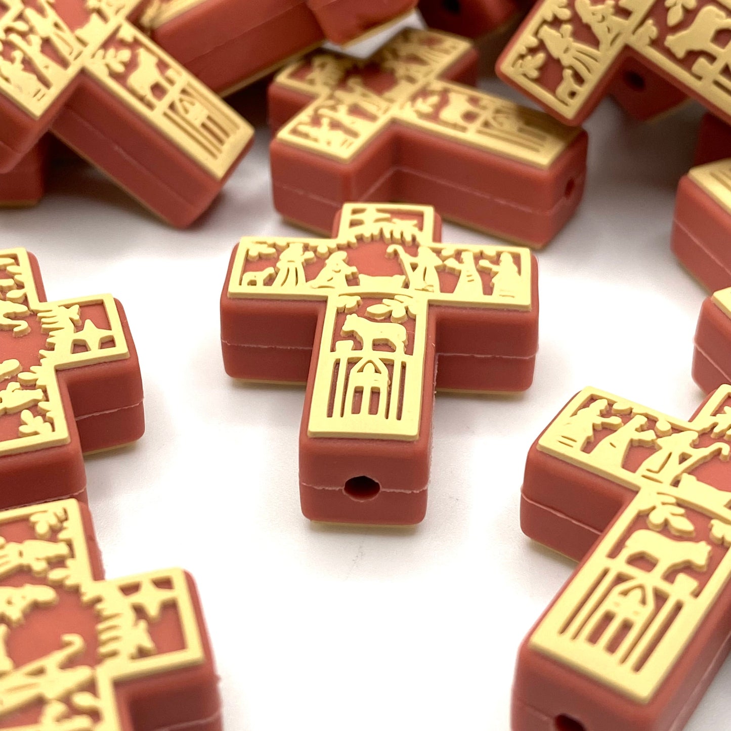 Pray. Trust. Believe. Silicone Focal Beads