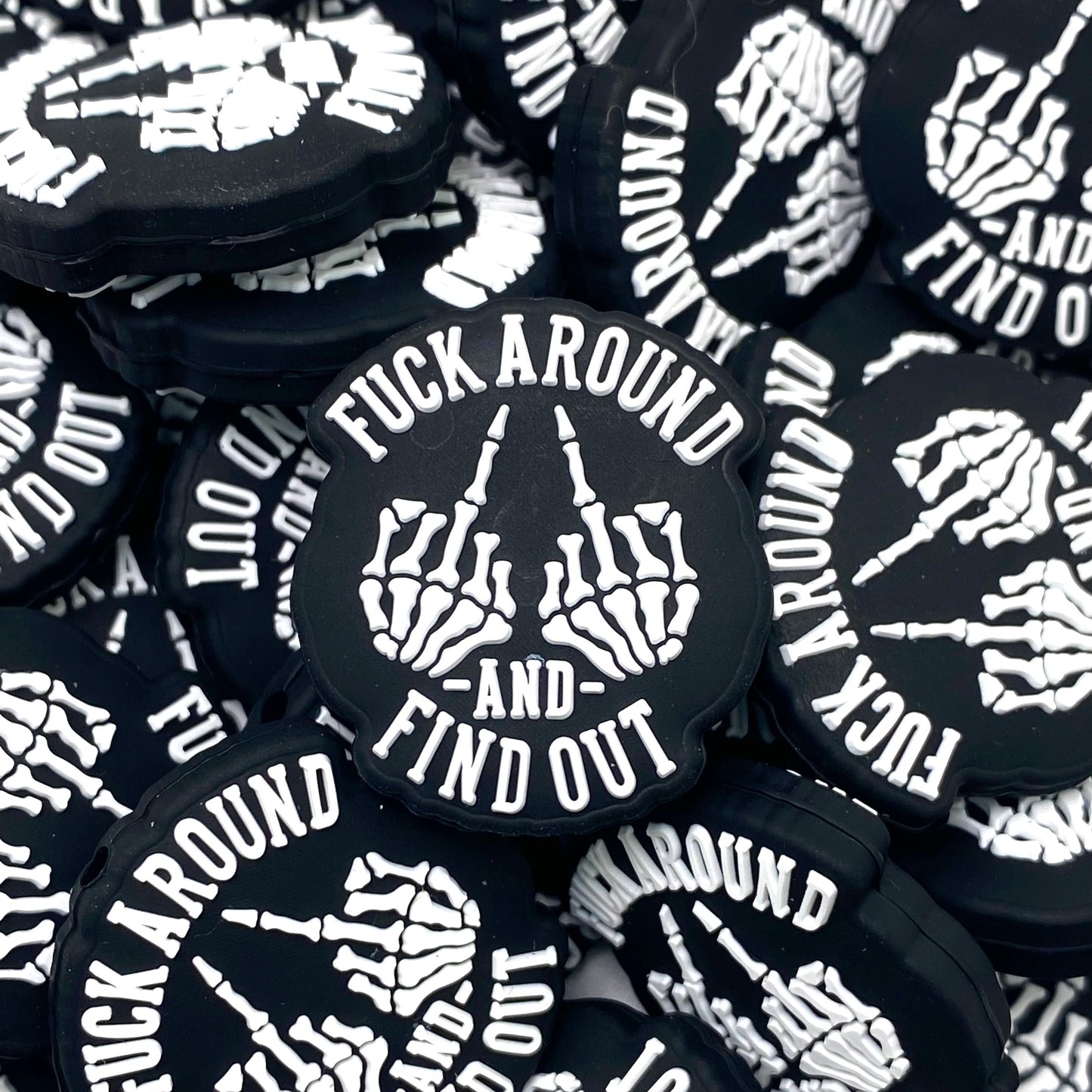 Fuck Around and Find Out Silicone Focal Beads