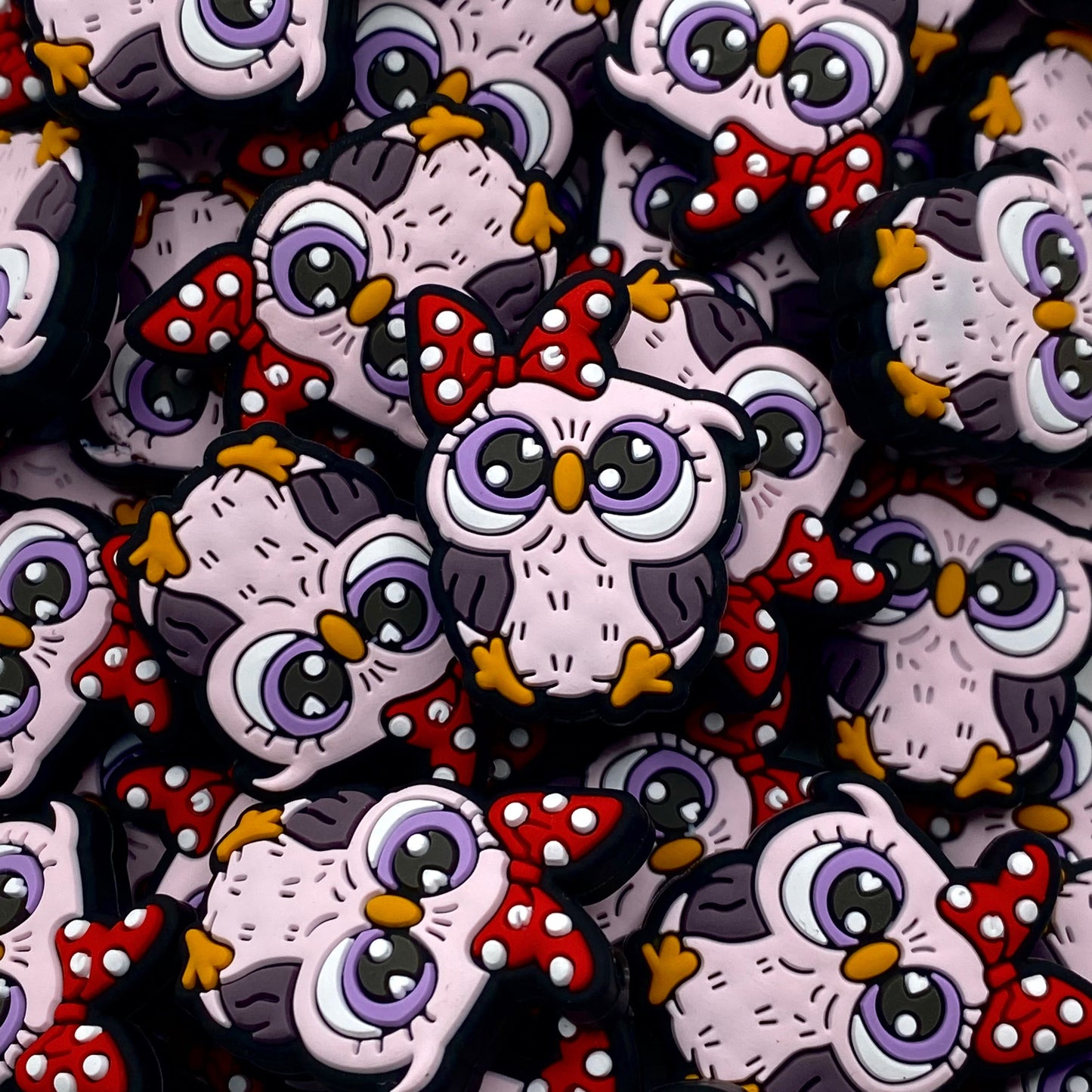 I'm A Hoot Silicone Focal Beads