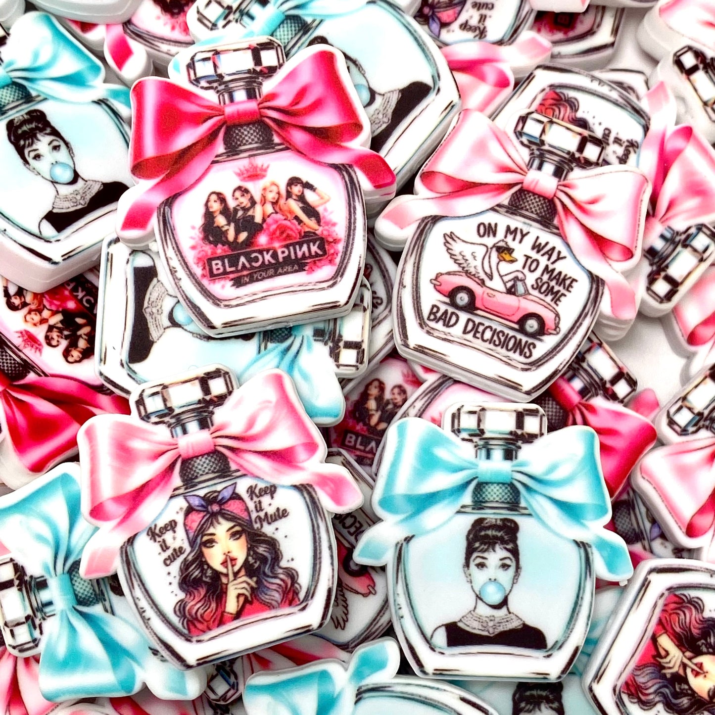 Wrapped in fragrance Silicone Focal Beads