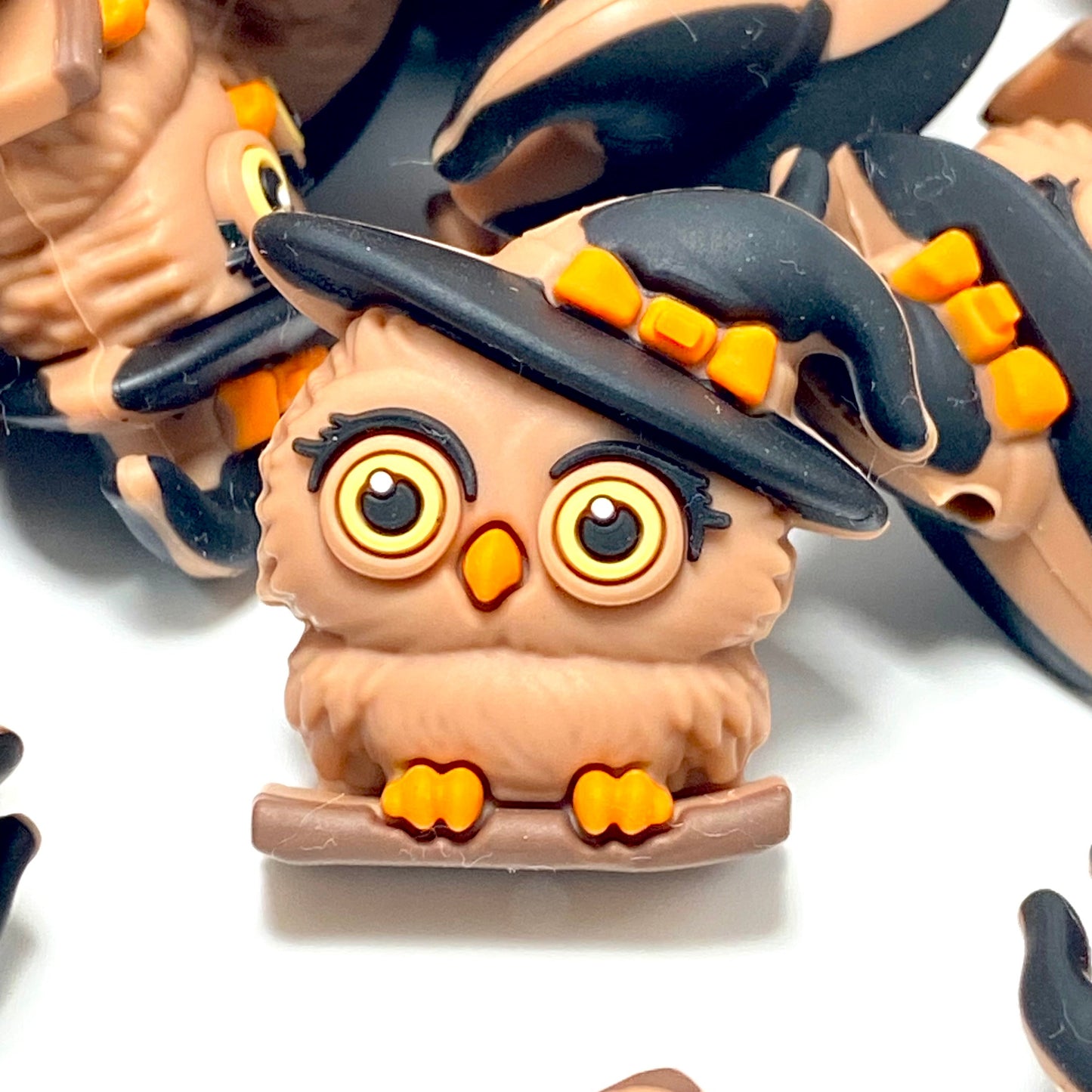 Witchy Owl Club 3D Silicone Focal Beads