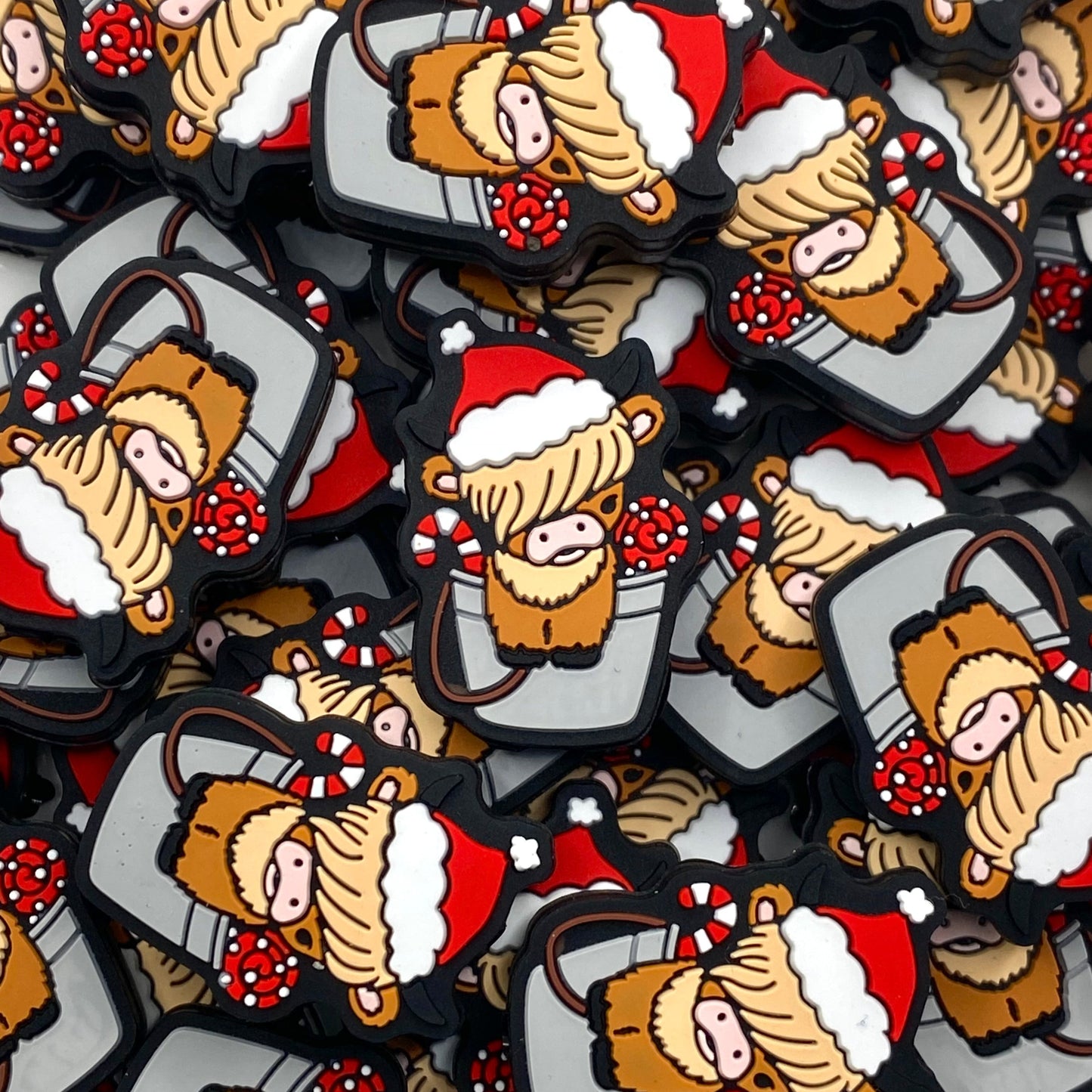 Moo-Y Christmas Silicone Focal Beads