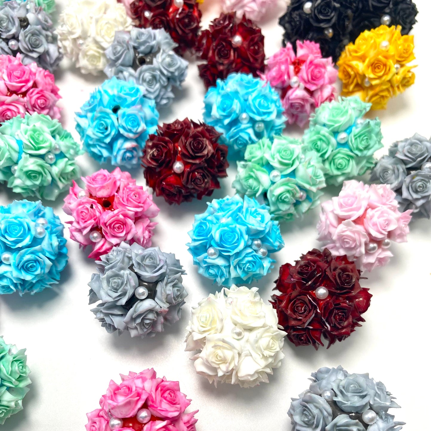 You’re The Rose in My Garden Fancy Beads - 5pcs