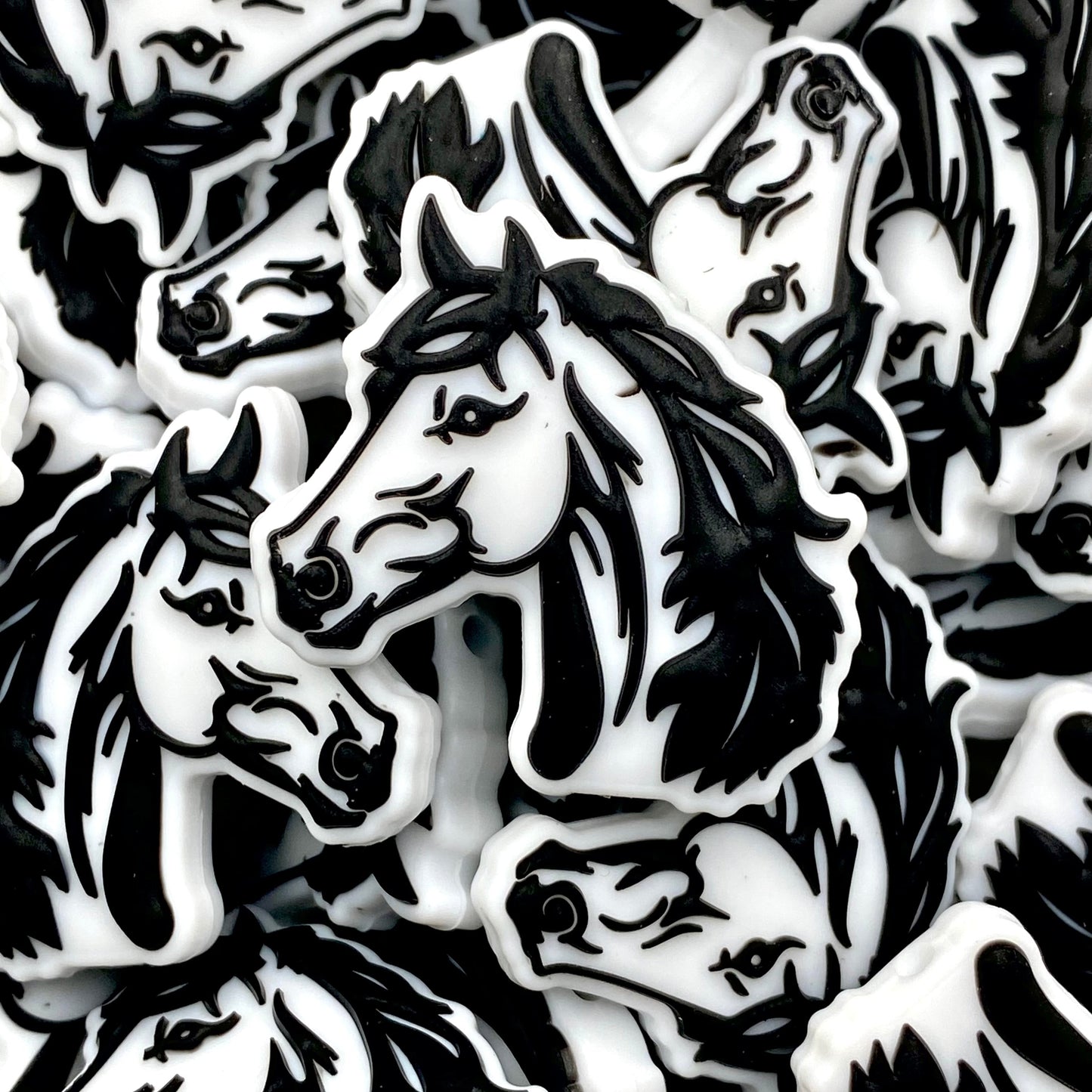 Horses Keep Me Stable Silicone Focal Beads