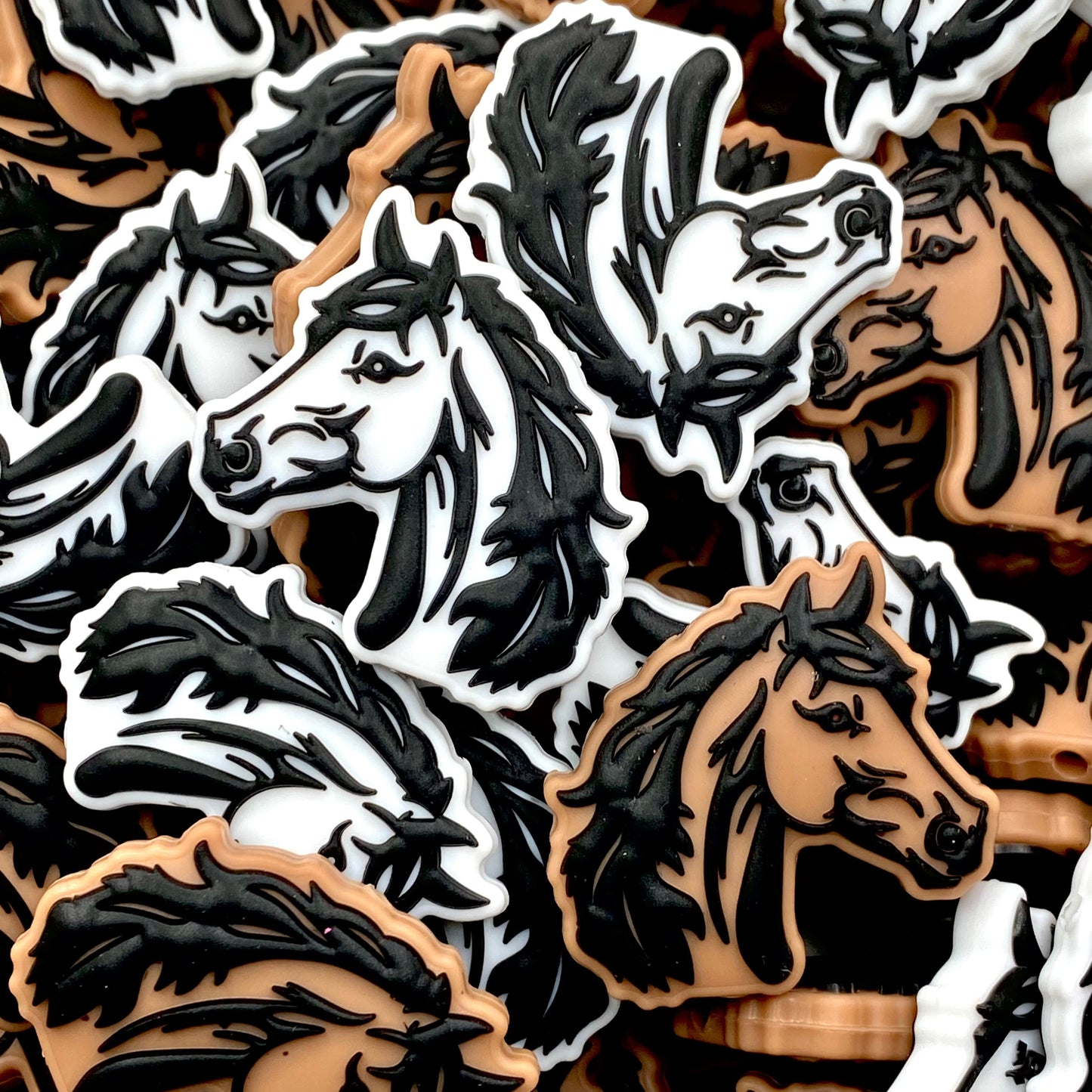 Horses Keep Me Stable Silicone Focal Beads