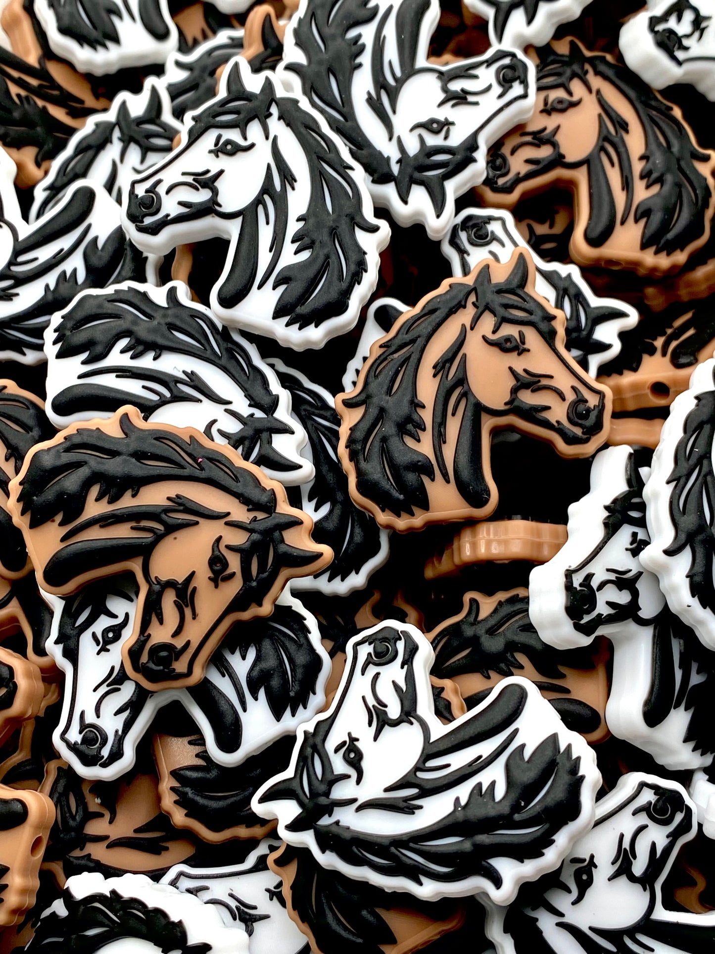 Horses Keep Me Stable Silicone Focal Beads